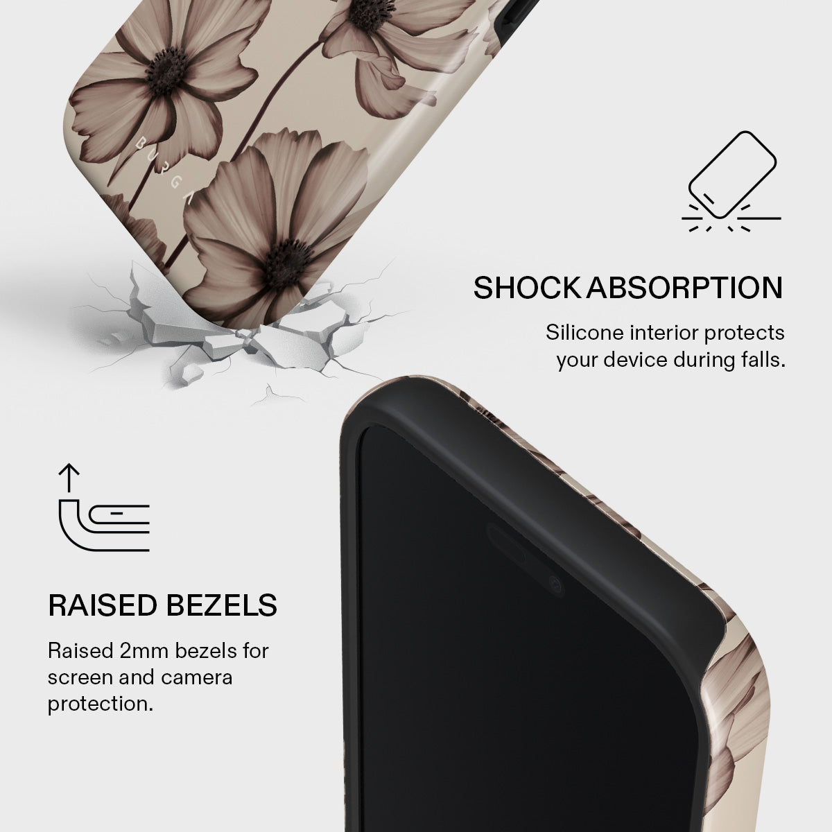 BURGA Barely Yours – Husă de protecție rezistentă Magsafe pentru iPhone 17 Pro Max