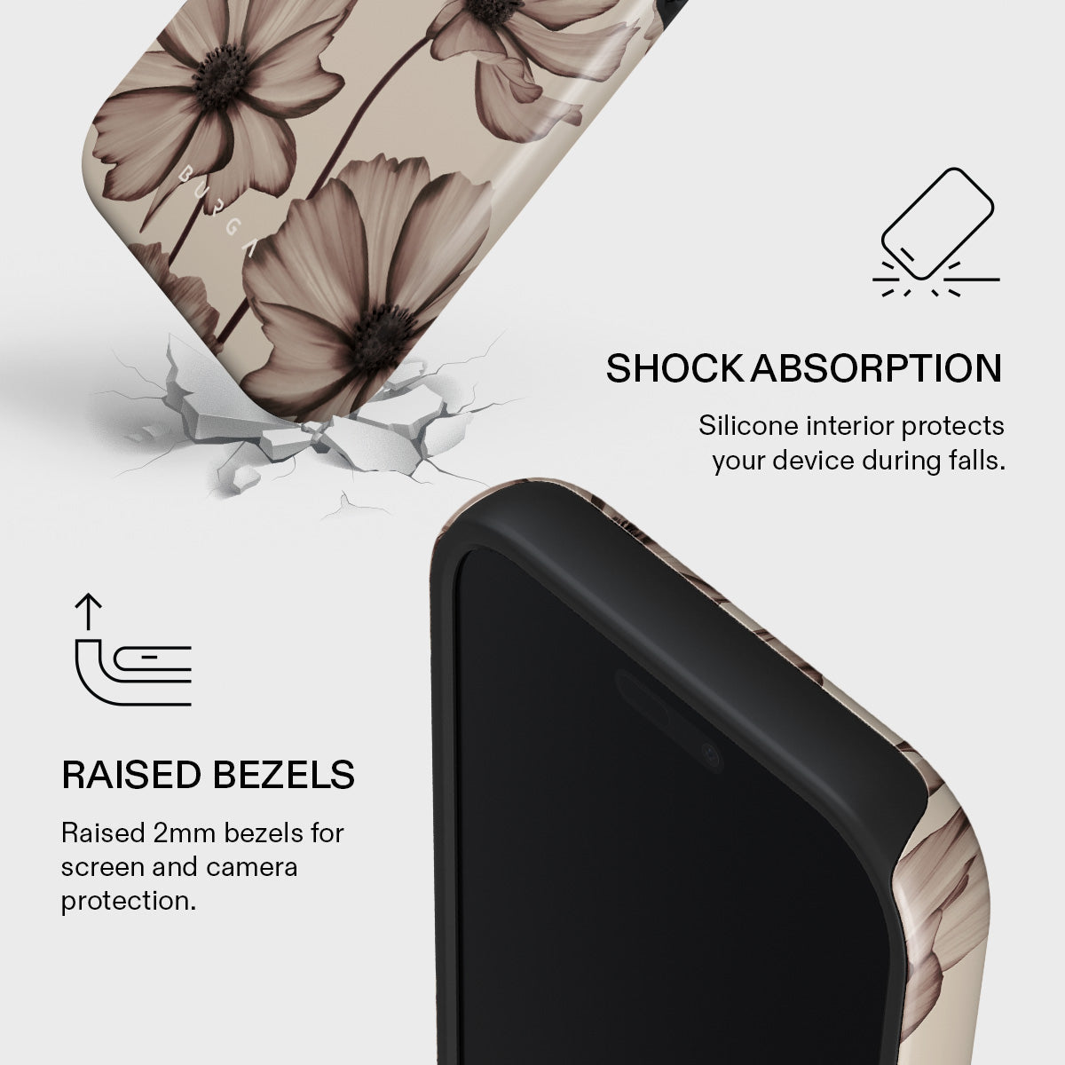 BURGA Barely Yours – Husă de protecție rezistentă Magsafe pentru iPhone 17 Pro