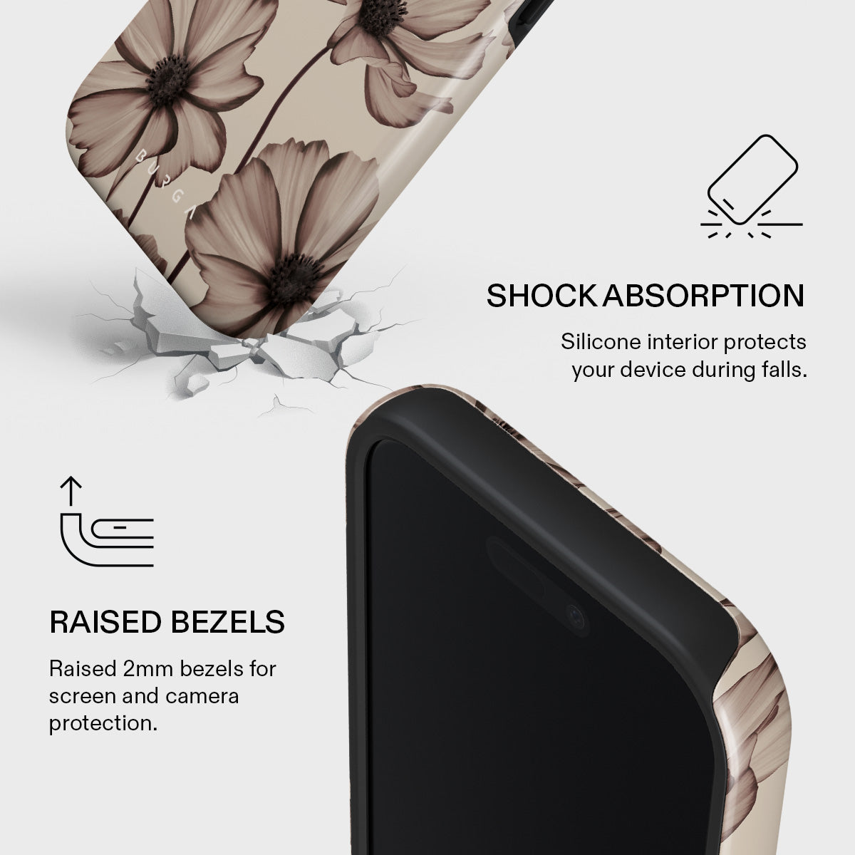 BURGA Barely Yours – Husă de protecție rezistentă Magsafe pentru iPhone 17