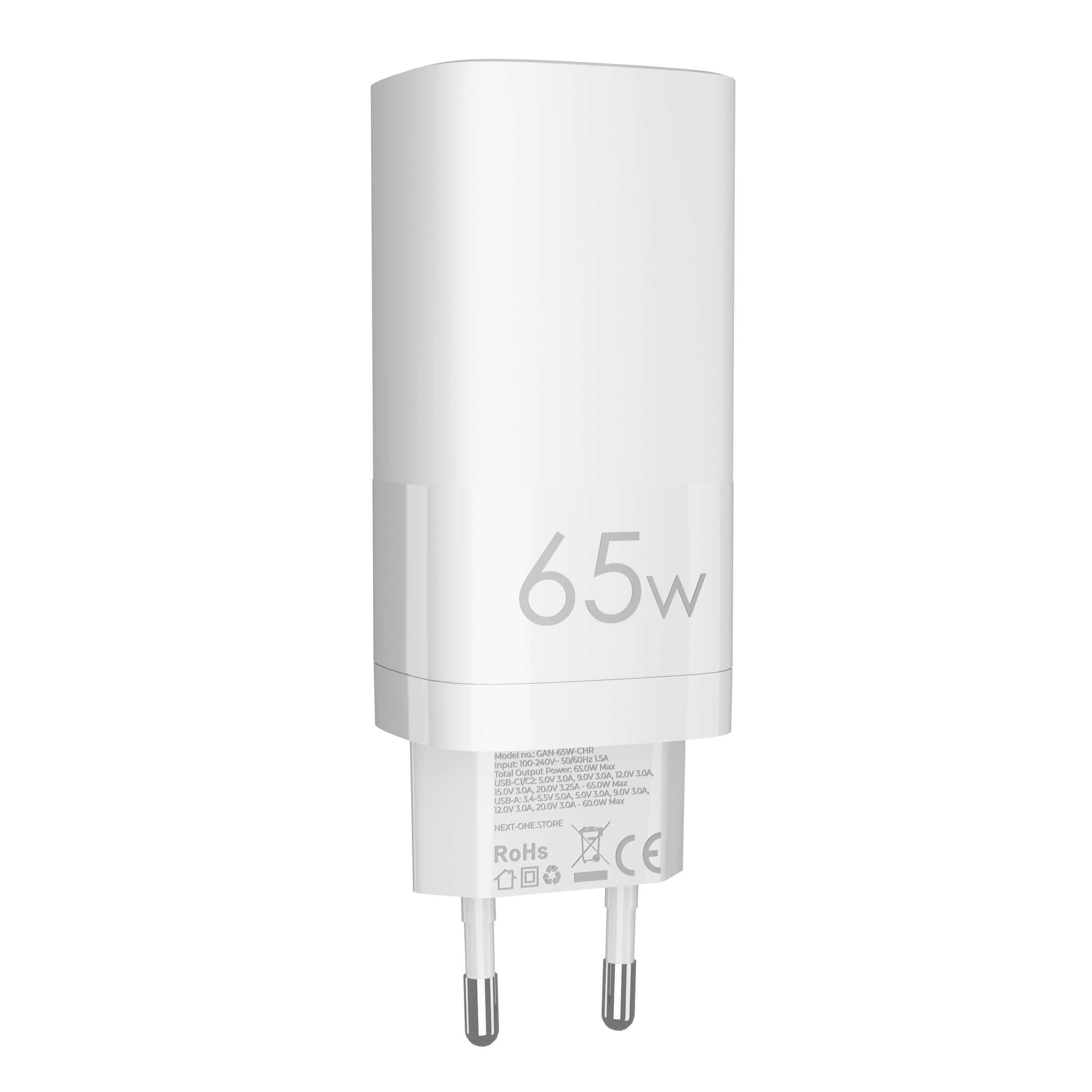 Adaptor de priza 65W GaN cu 3 porturi NOA