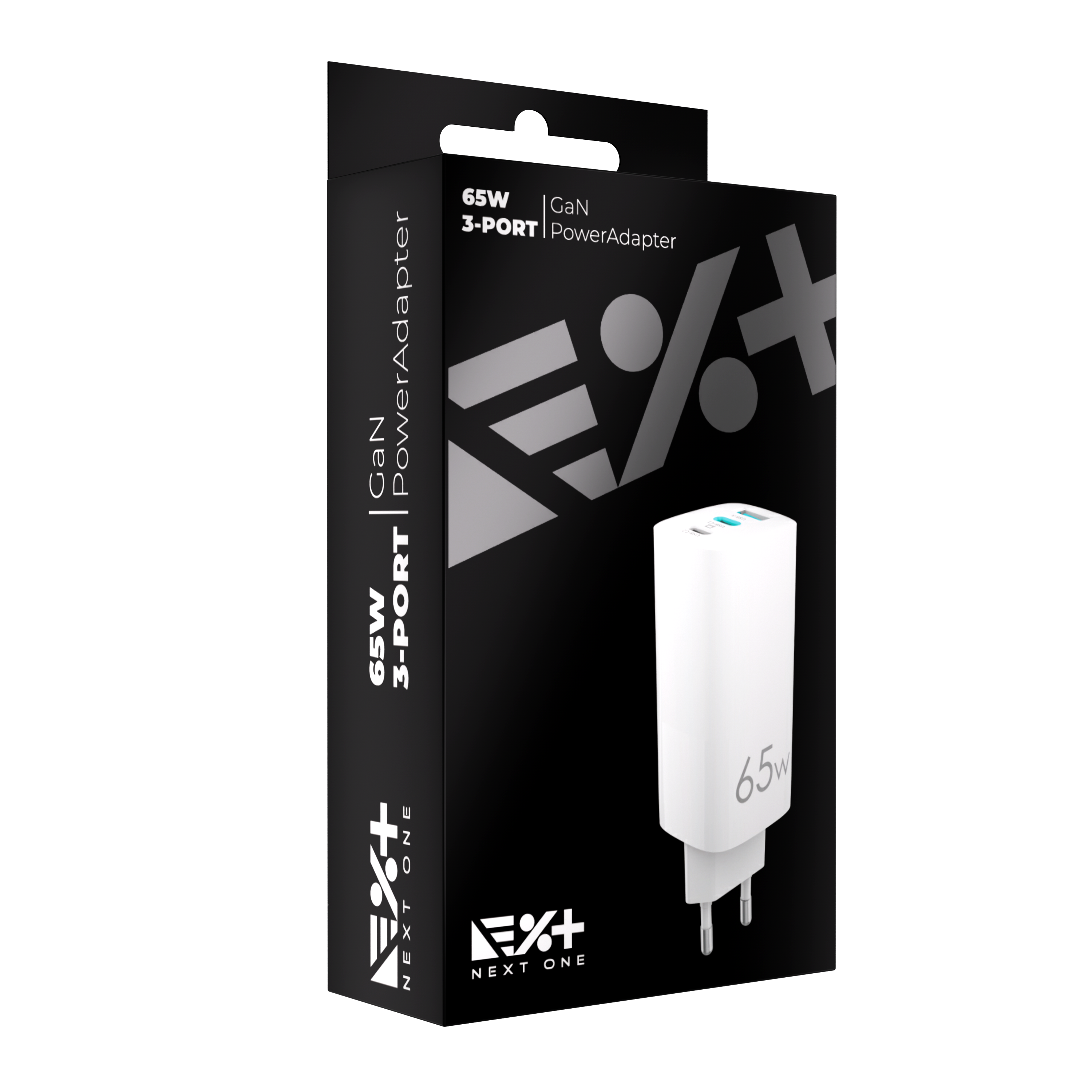 Adaptor de priza 65W GaN cu 3 porturi NOA