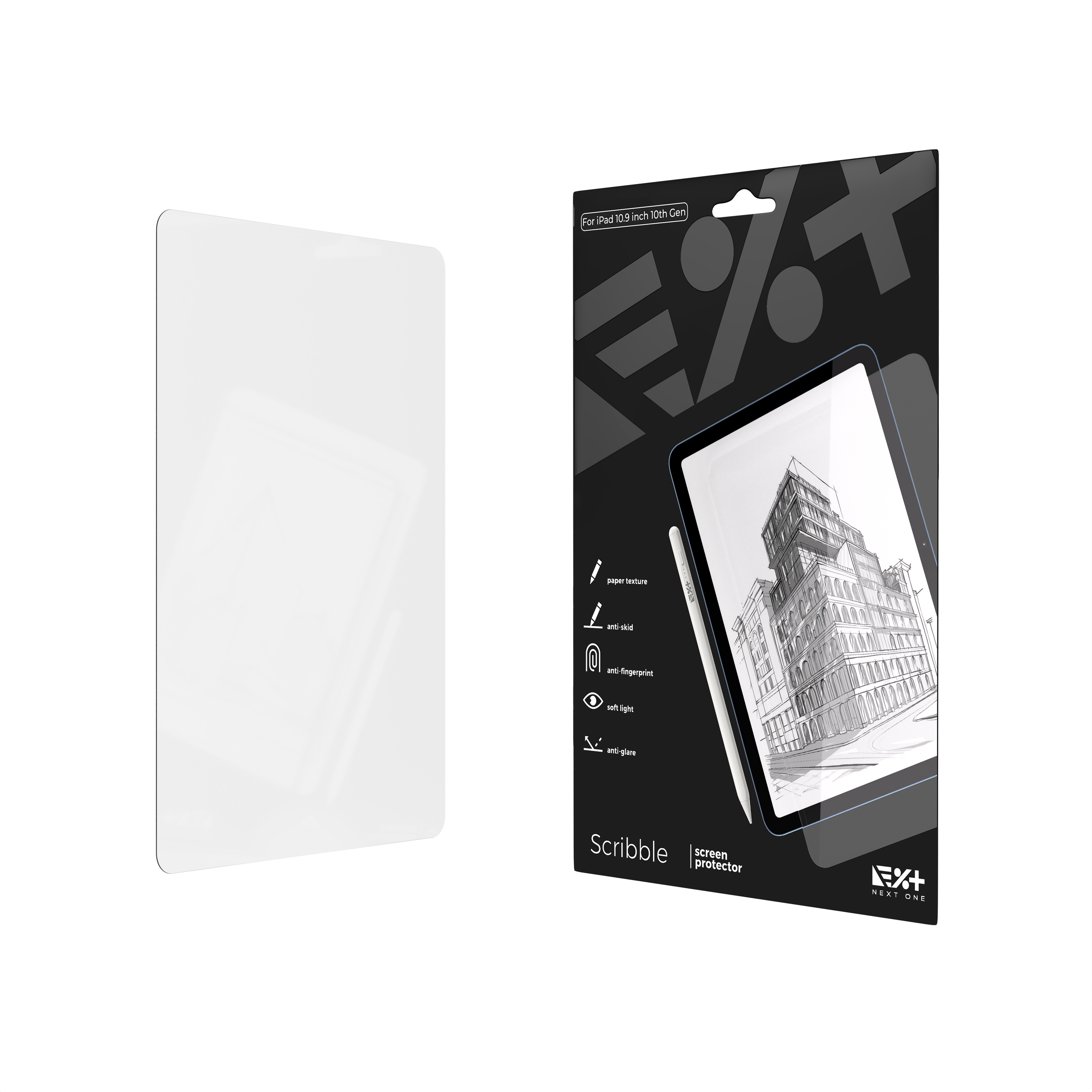 Folie cu textura de hartie NOA pentru iPad Generatia a 10-a 2024