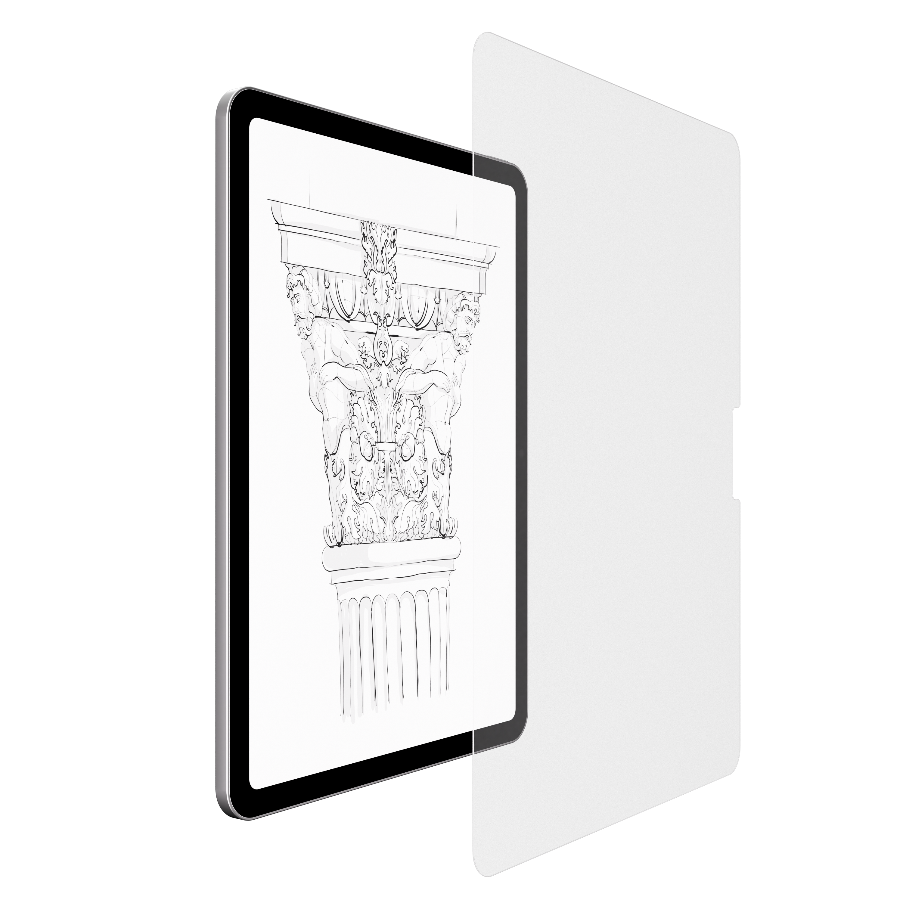 NOA Scribble Protecție Ecran Sticlă pentru iPad Air 11 inch M2 2024