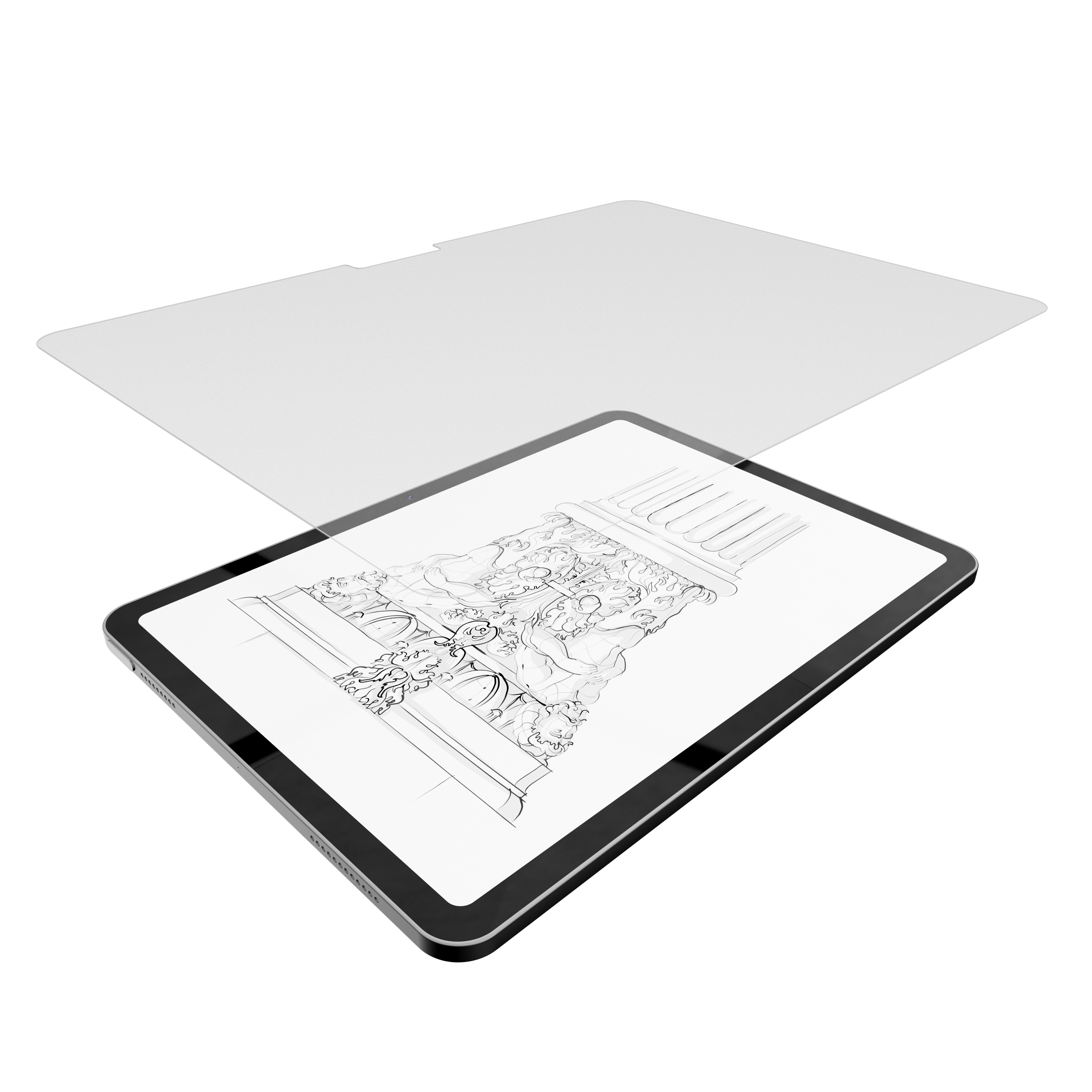 NOA Scribble Protecție Ecran Sticlă pentru iPad Air 11 inch M2 2024