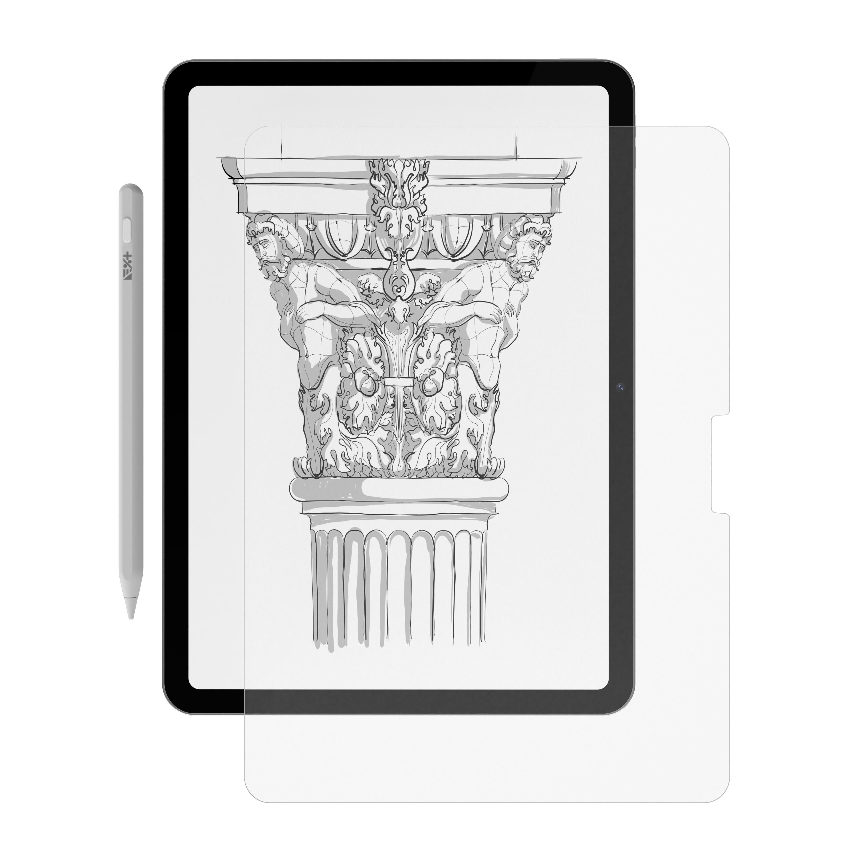 NOA Scribble Protecție Ecran Sticlă pentru iPad Air 11 inch M2 2024