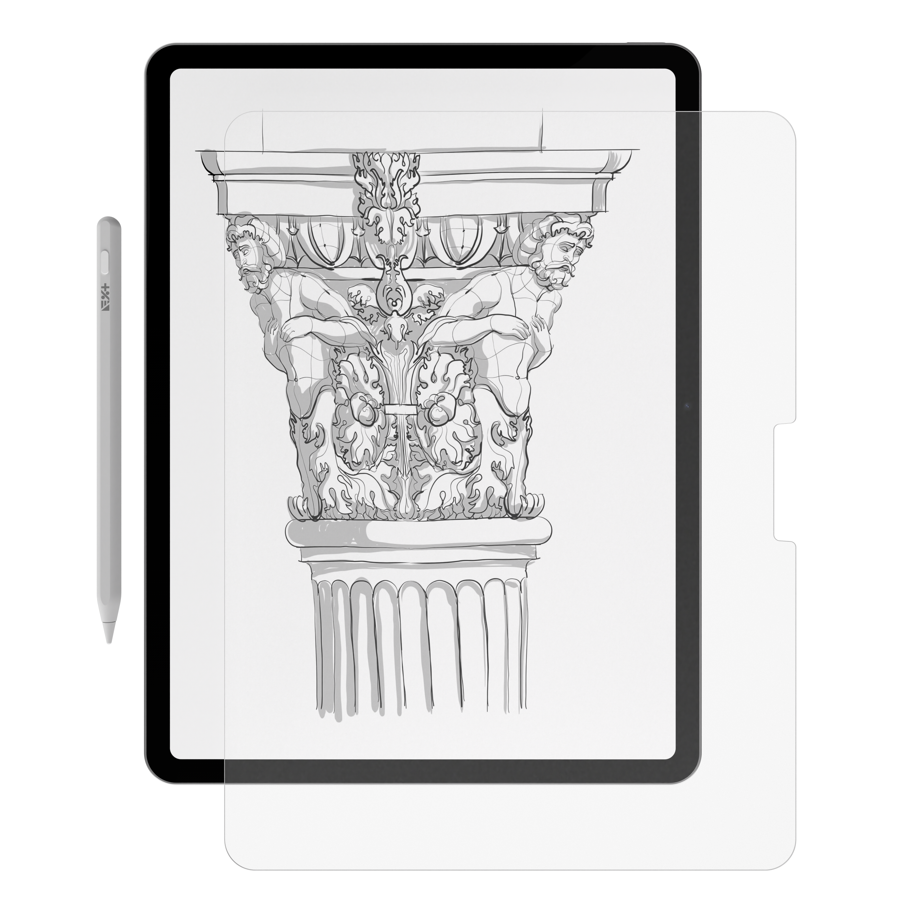NOA Scribble Protecție Ecran din Sticlă pentru iPad Air 13 inch M2 2024