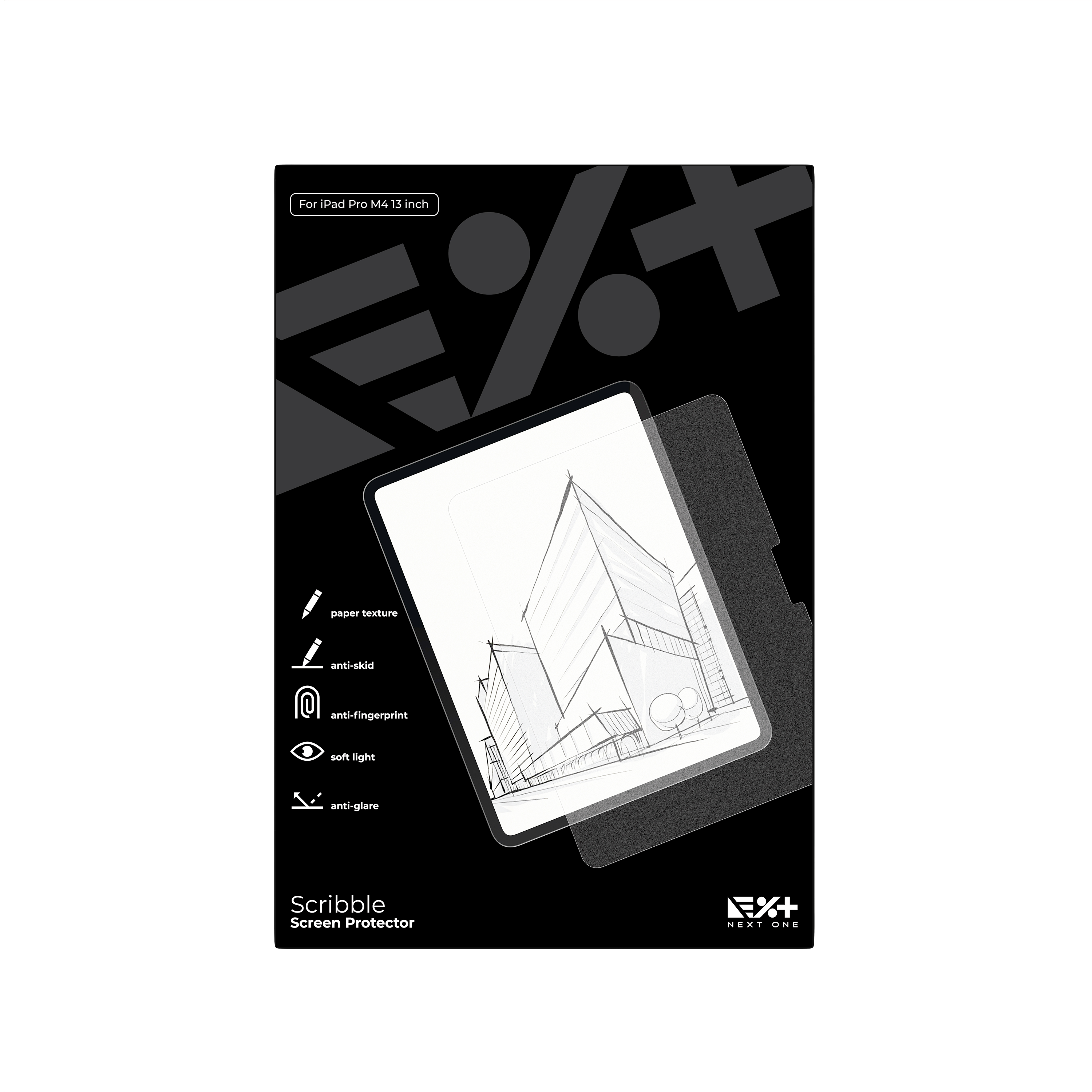 Folie de protecție ecran NOA Scribble pentru iPad Pro 13 inch M4