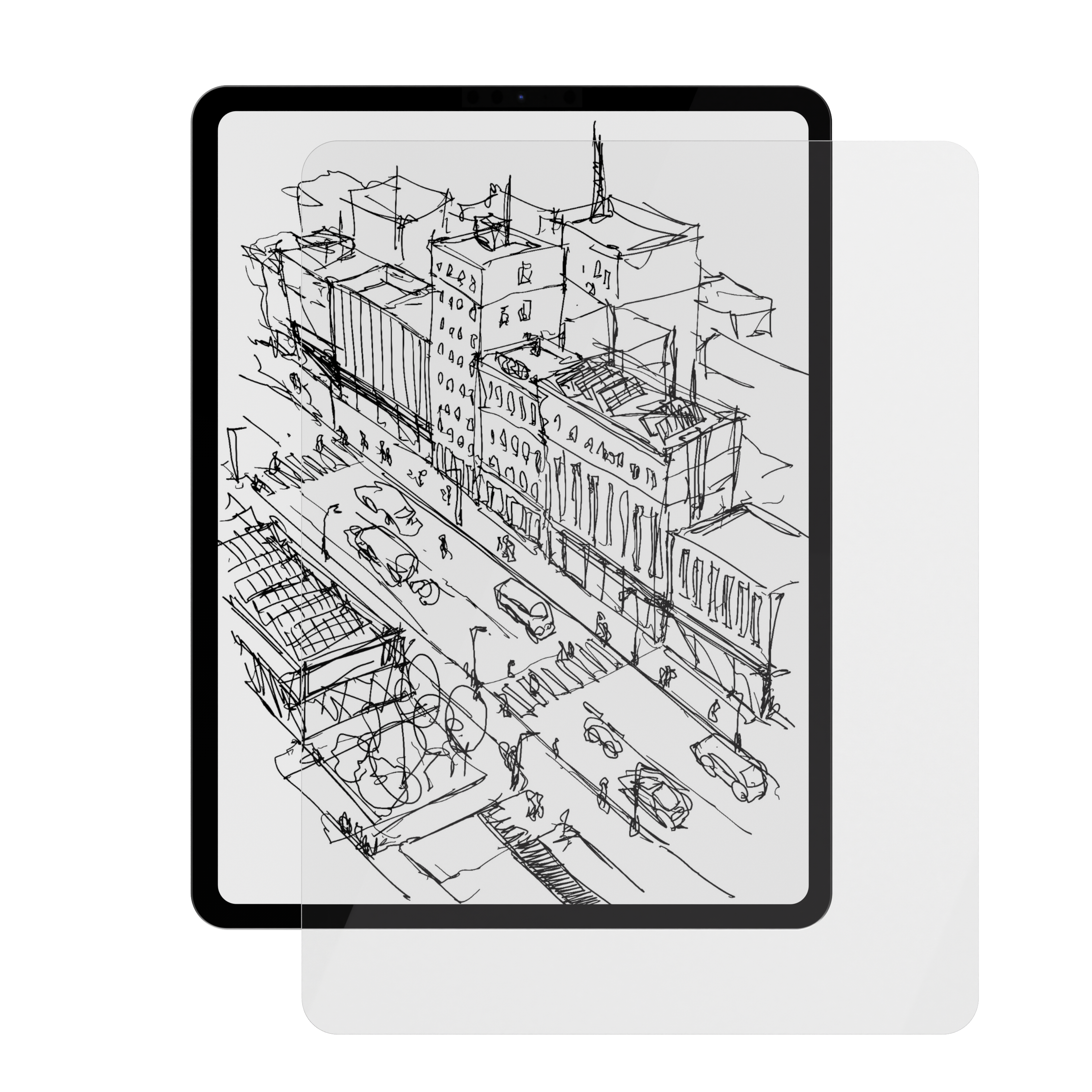 Folie de protecție ecran NOA Scribble pentru iPad 12.9 inch