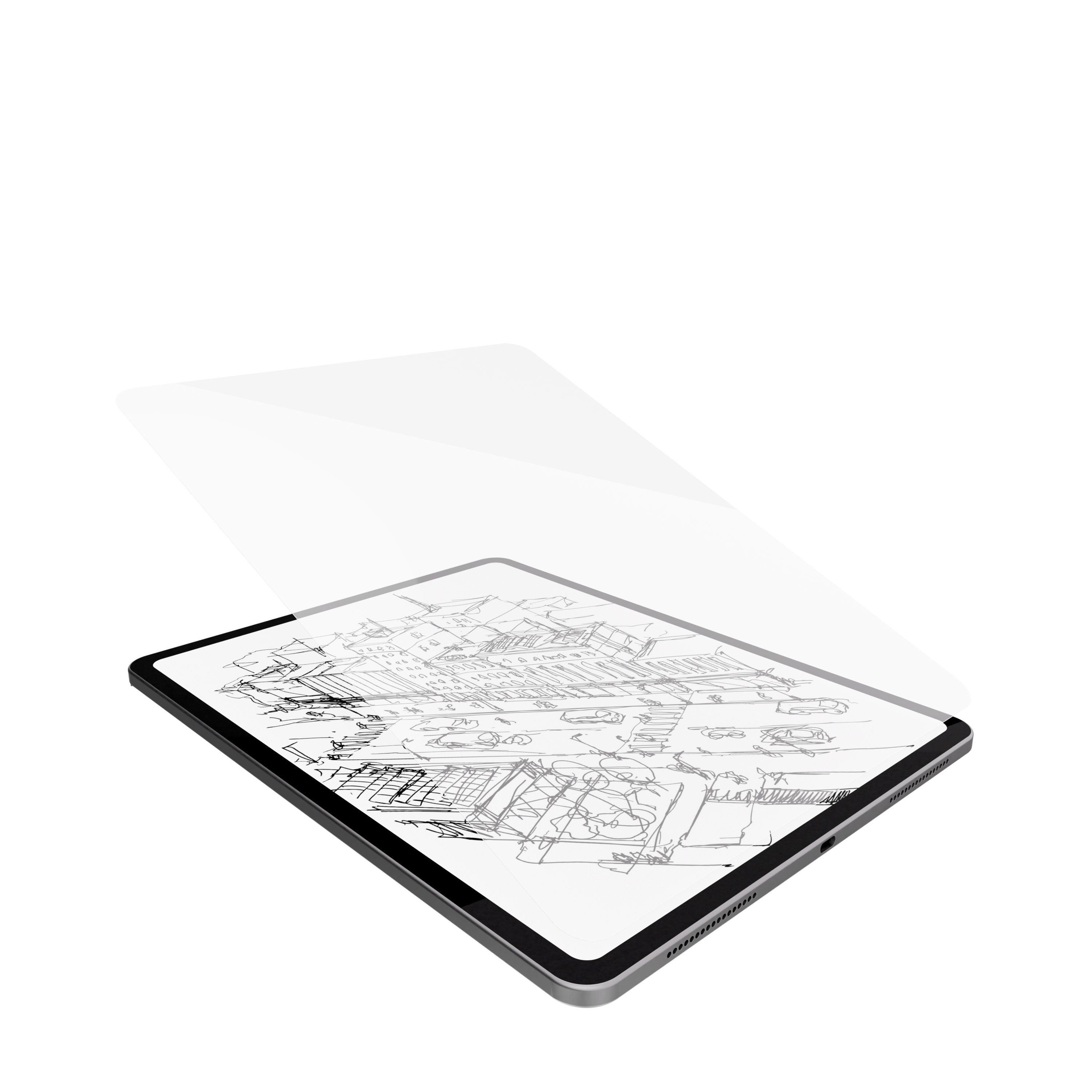 Folie de protecție ecran NOA Scribble pentru iPad 12.9 inch