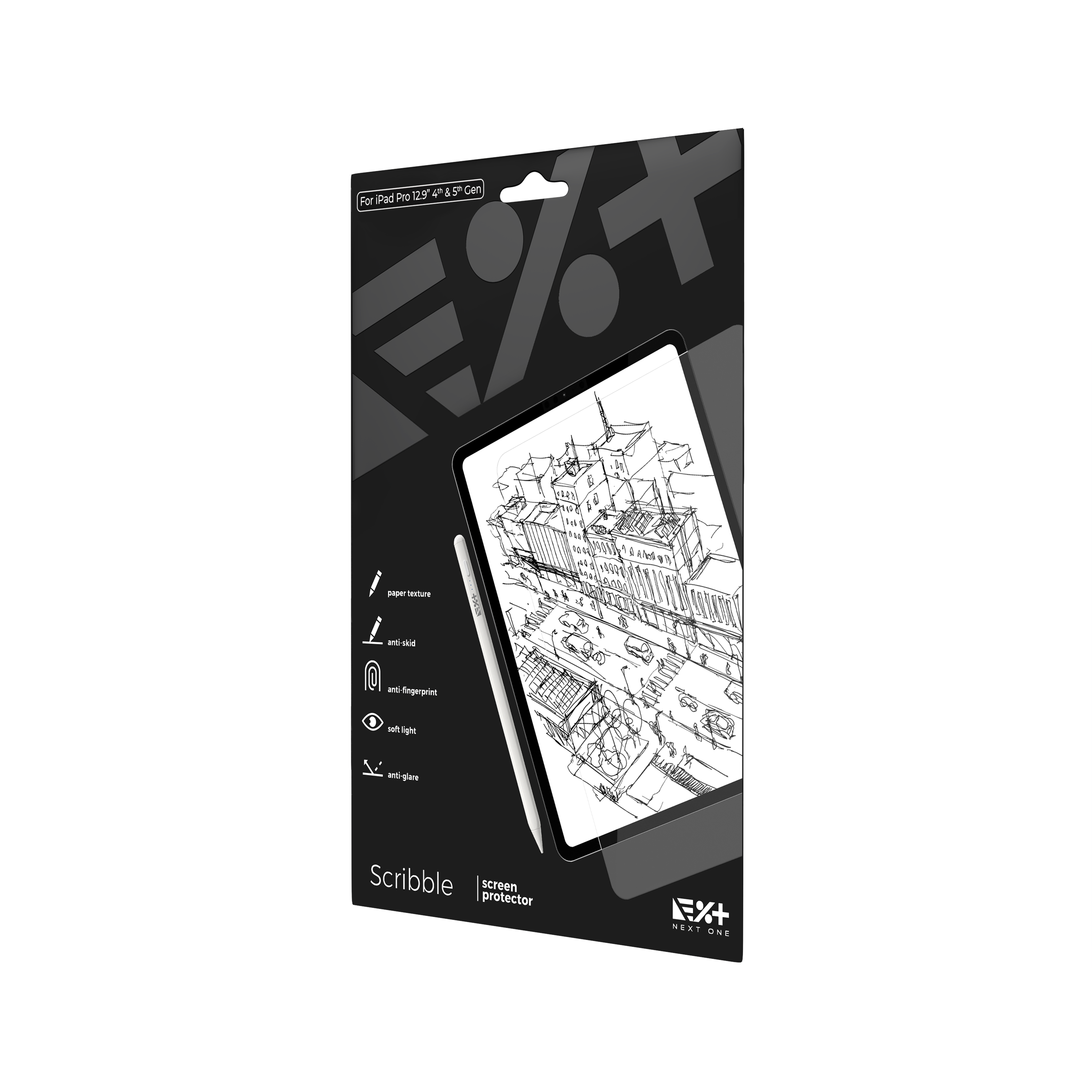 Folie de protecție ecran NOA Scribble pentru iPad 12.9 inch