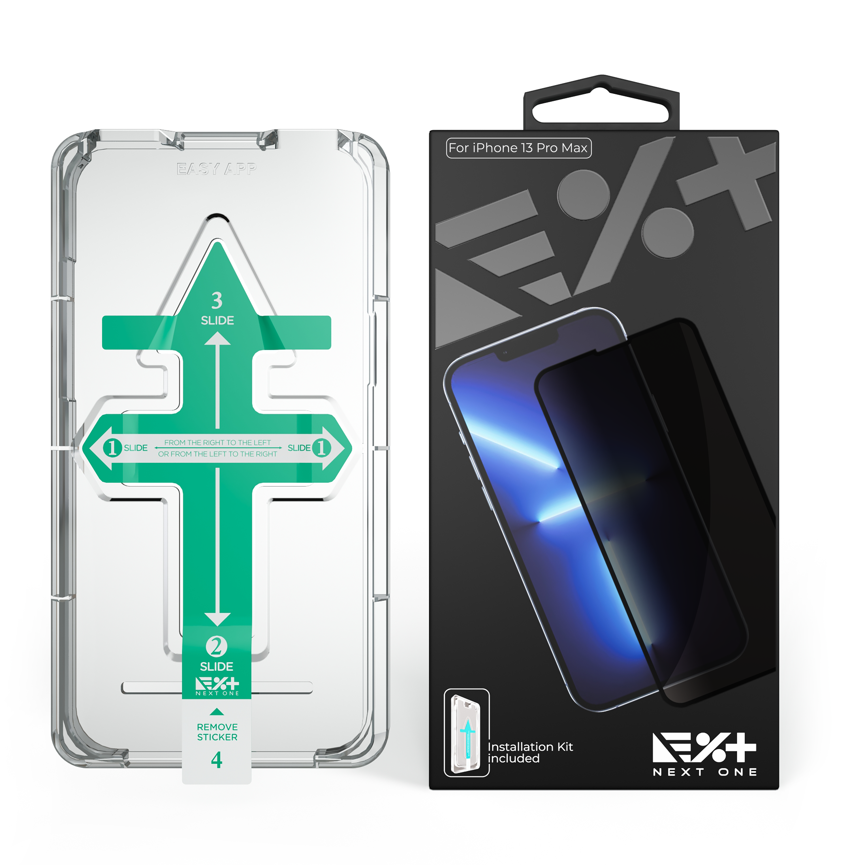 Folie de protectie din sticla securizata Privacy NOA pentru iPhone 13 Pro Max