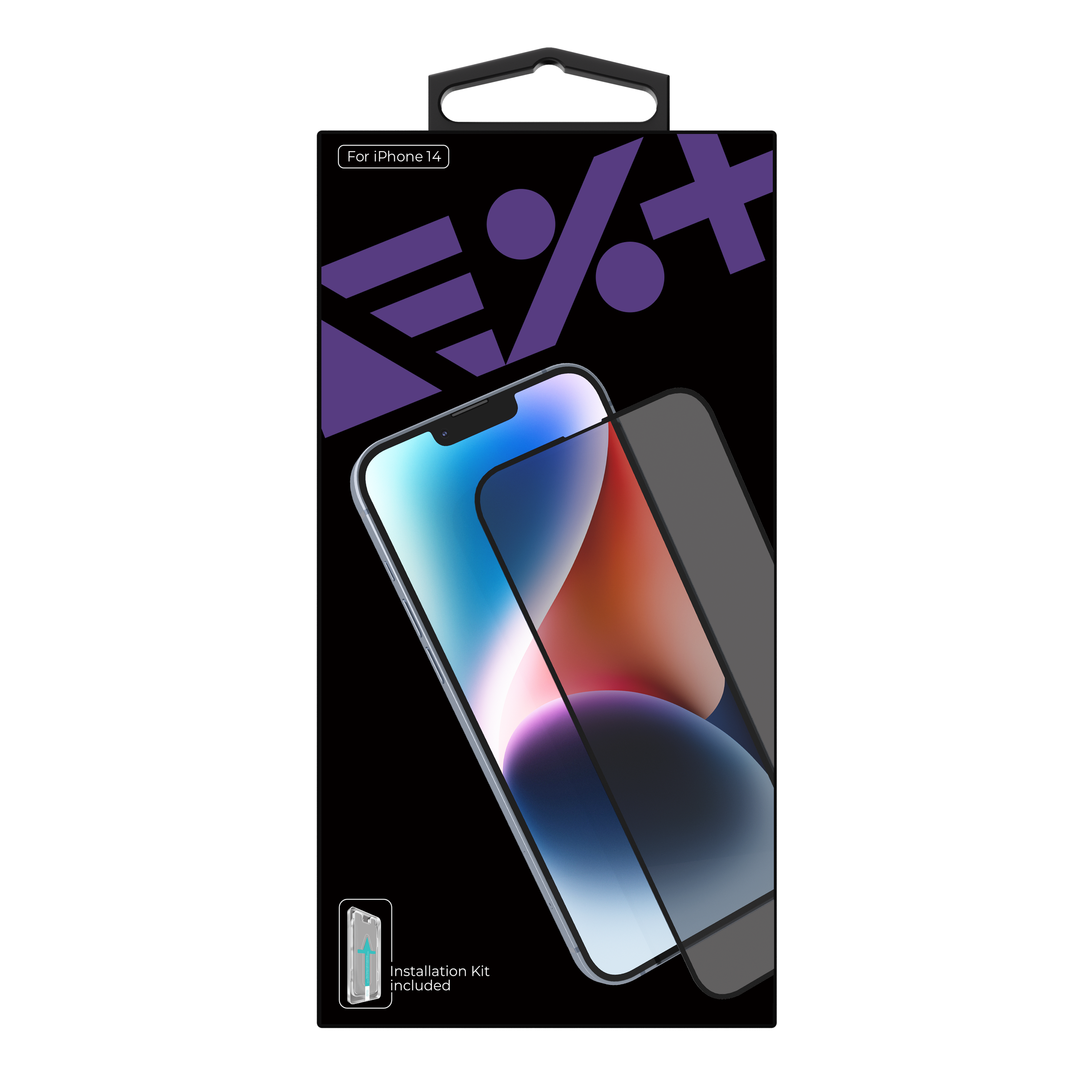 Folie de protectie din sticla Privacy NOA pentru iPhone 14