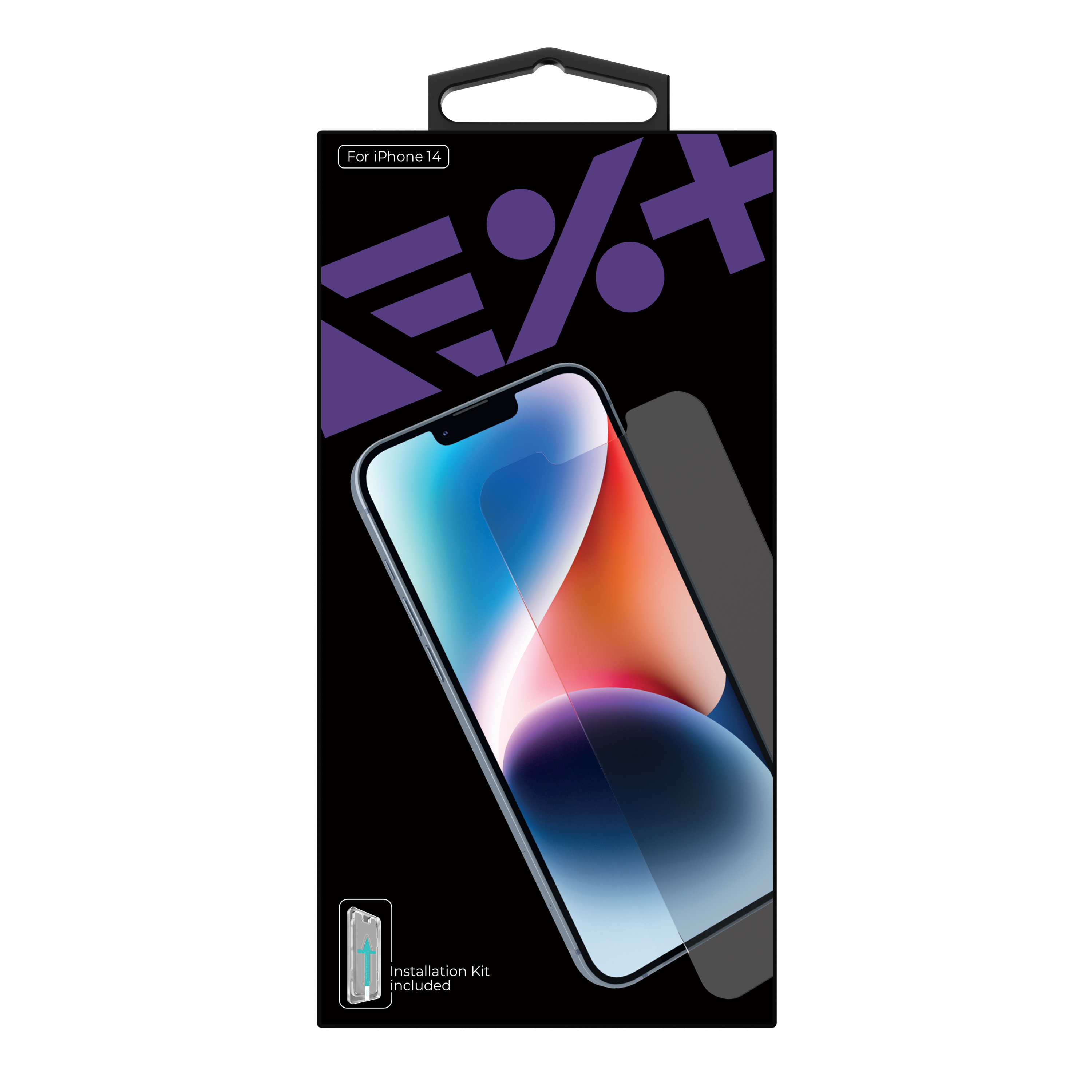 Folie de protecție din sticlă securizată NOA pentru iPhone 14