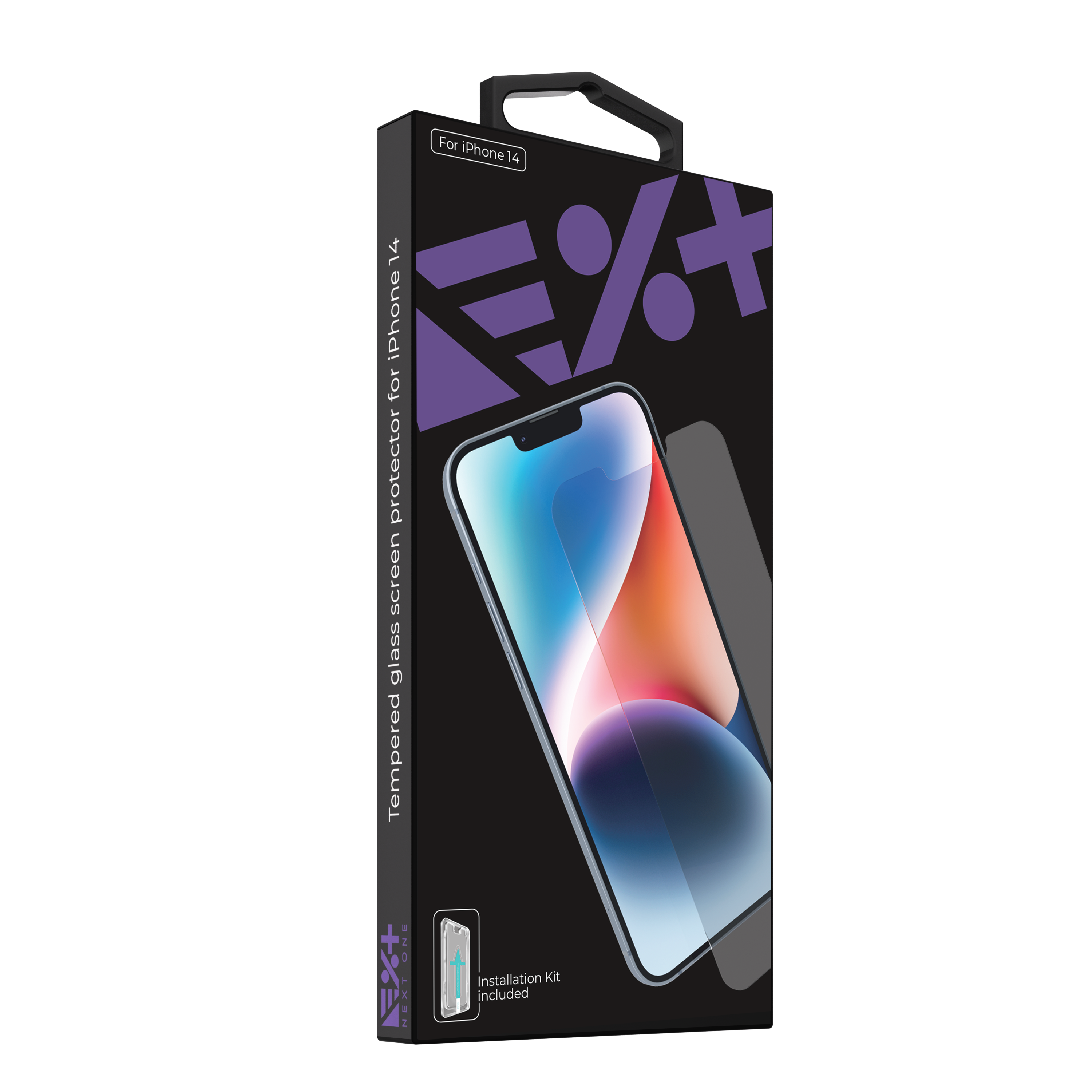 Folie de protecție din sticlă securizată NOA pentru iPhone 14