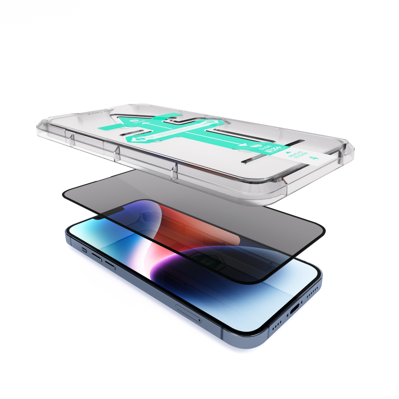 Folie de protecție pentru confidențialitate NOA Privacy Glass pentru iPhone 14 Plus (2022)