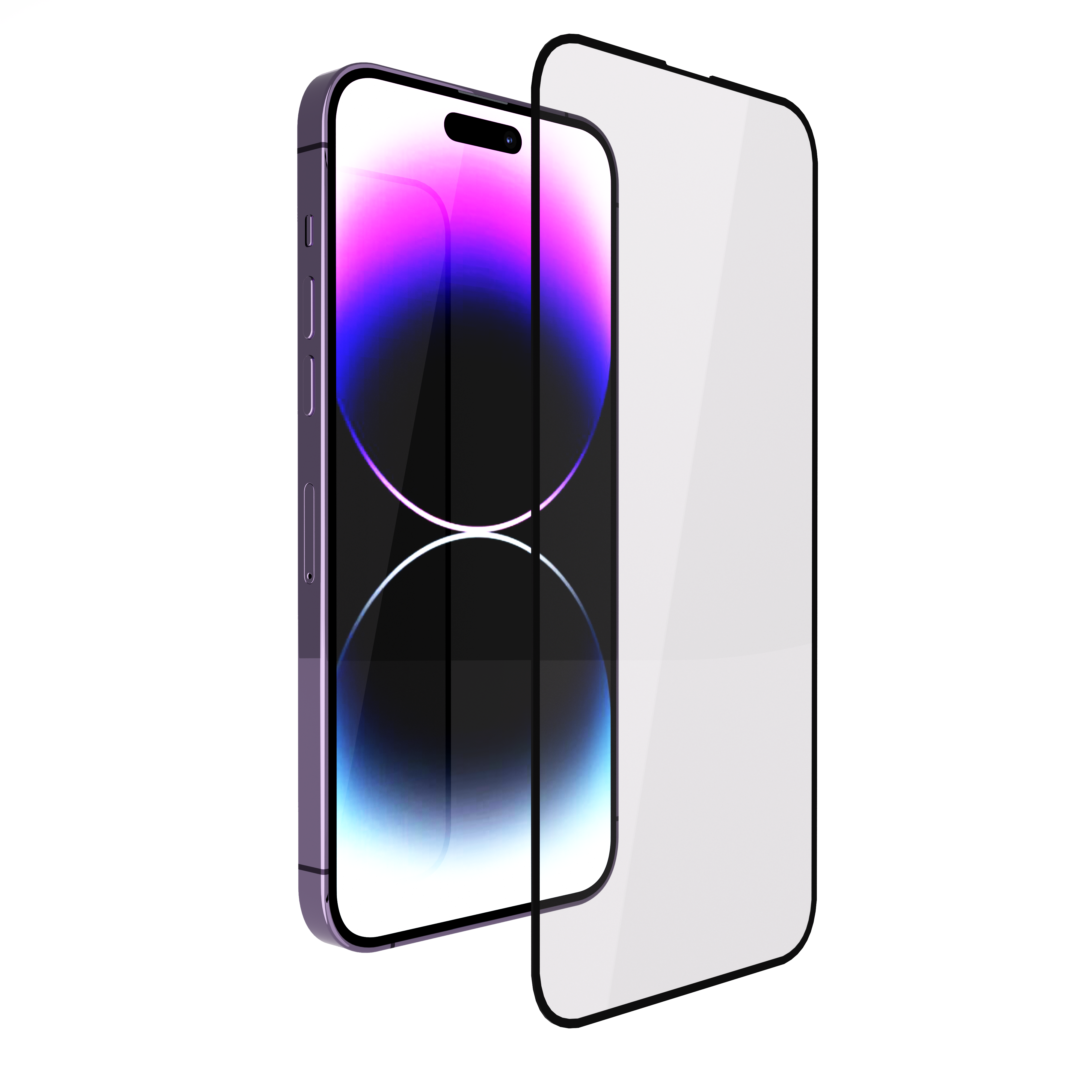 Folie de protectie din sticla Privacy NOA pentru iPhone 14 Pro