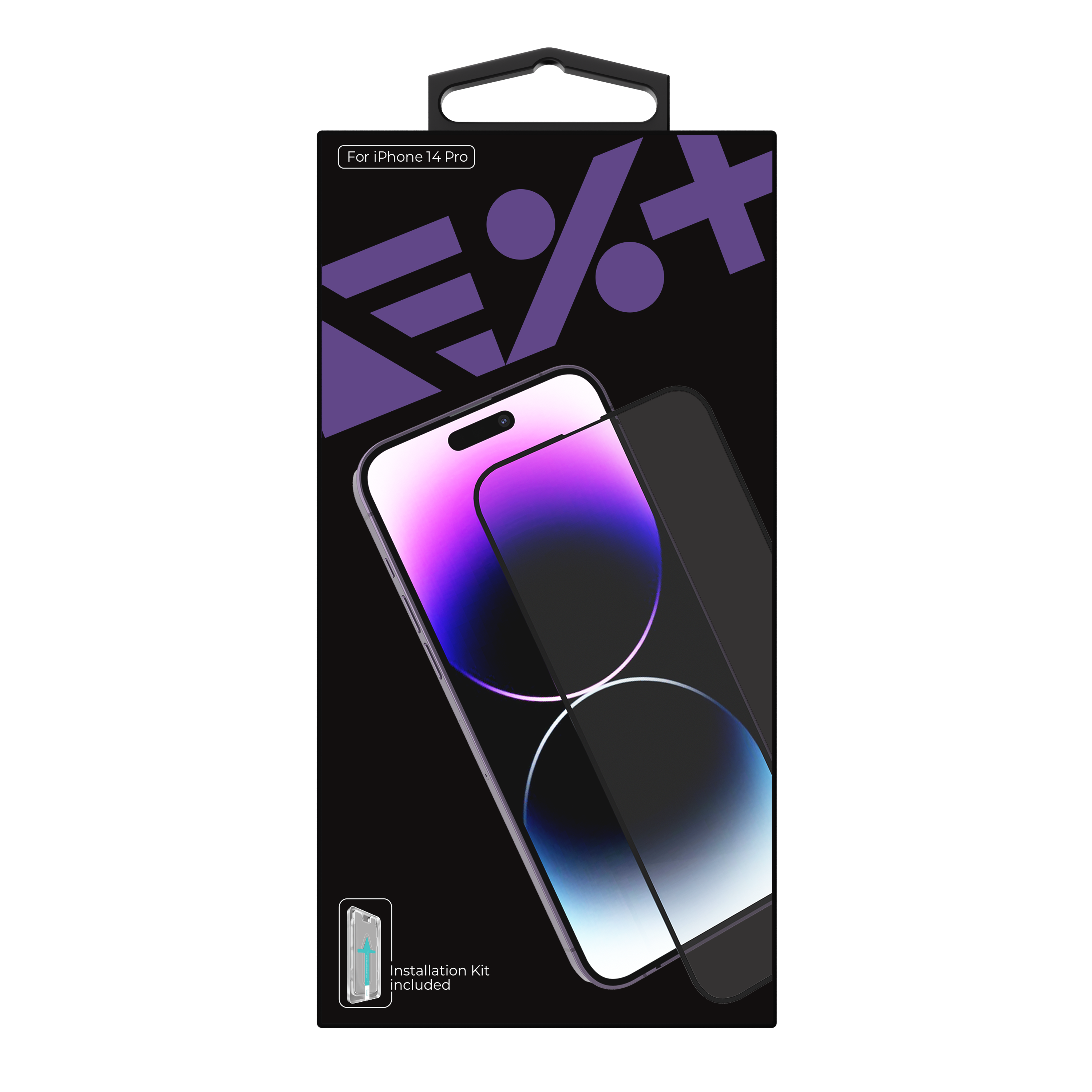 Folie de protectie din sticla Privacy NOA pentru iPhone 14 Pro