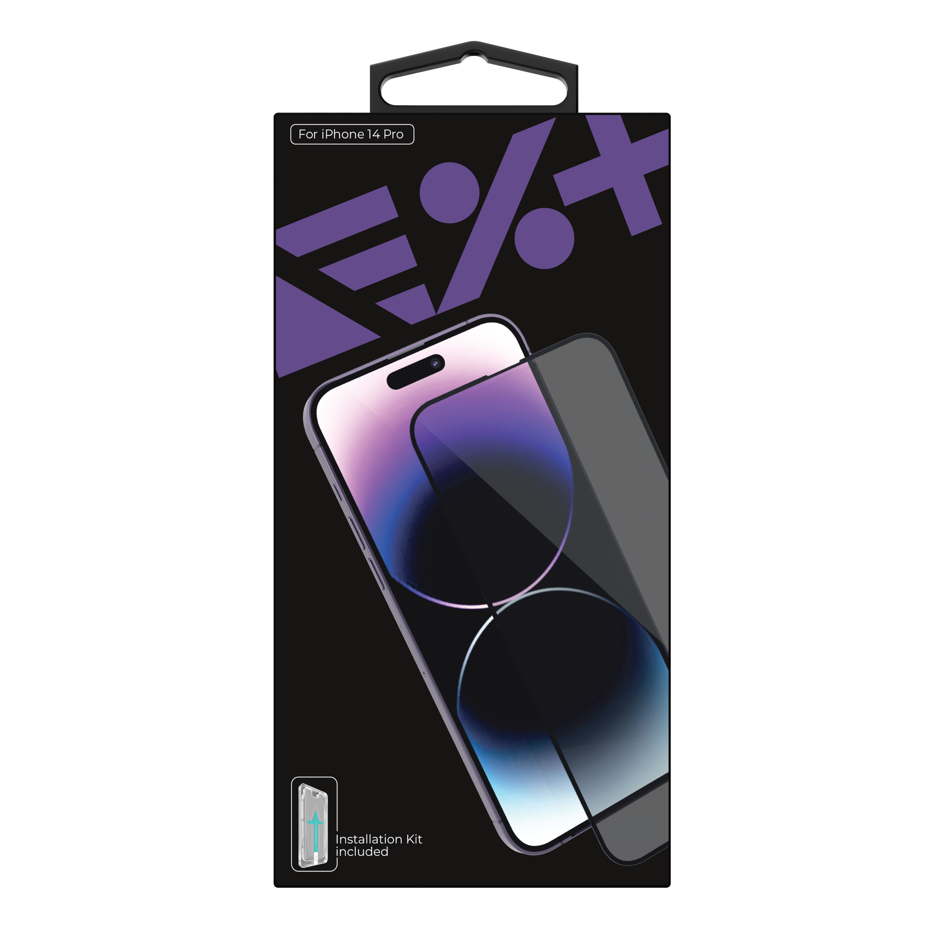 Folie de protecție din sticlă securizată NOA Privacy pentru iPhone 14 Pro