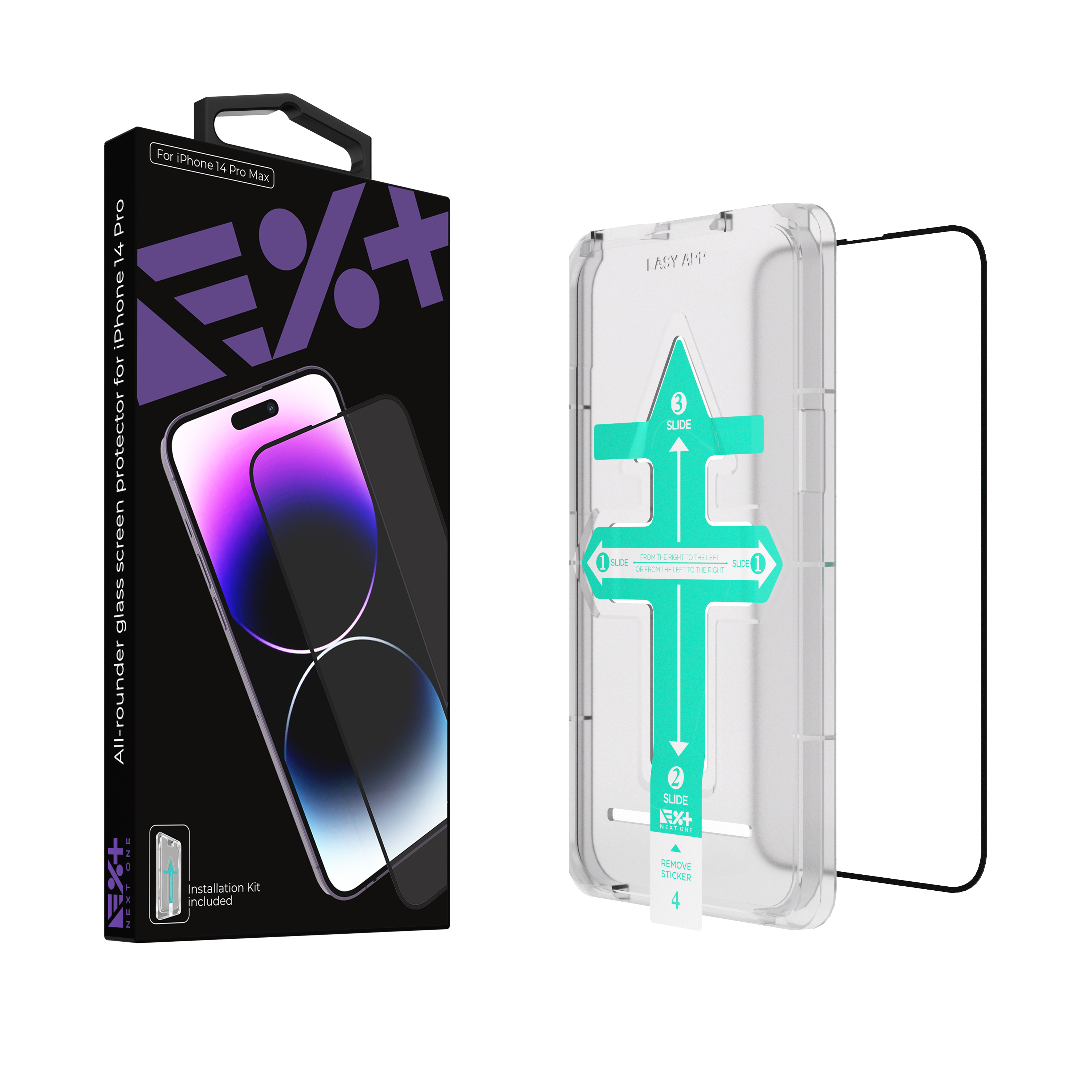 Protector de ecran din sticlă NOA All-rounder pentru iPhone 14 Pro Max