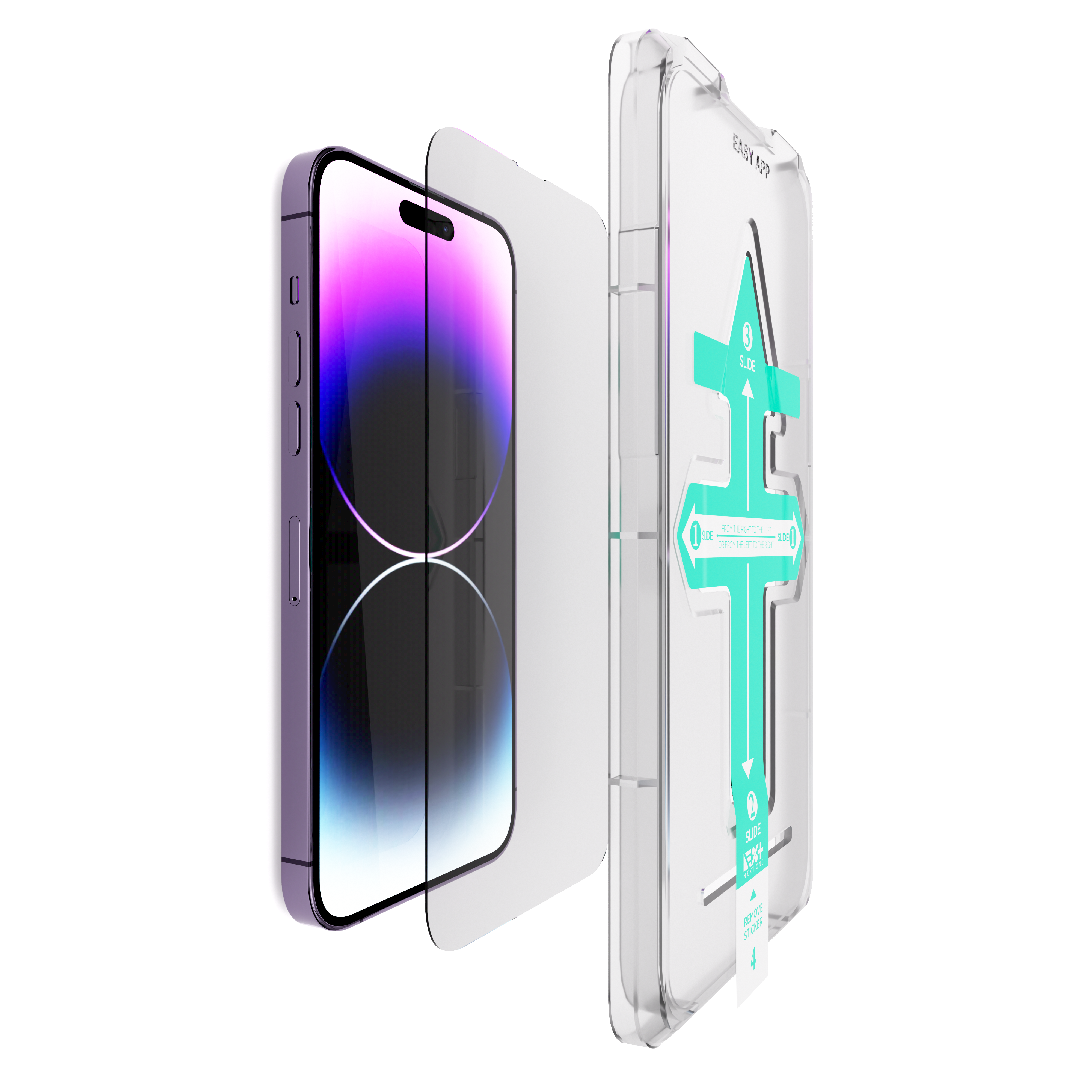 Folie de protecție din sticlă securizată NOA pentru iPhone 14 Pro Max