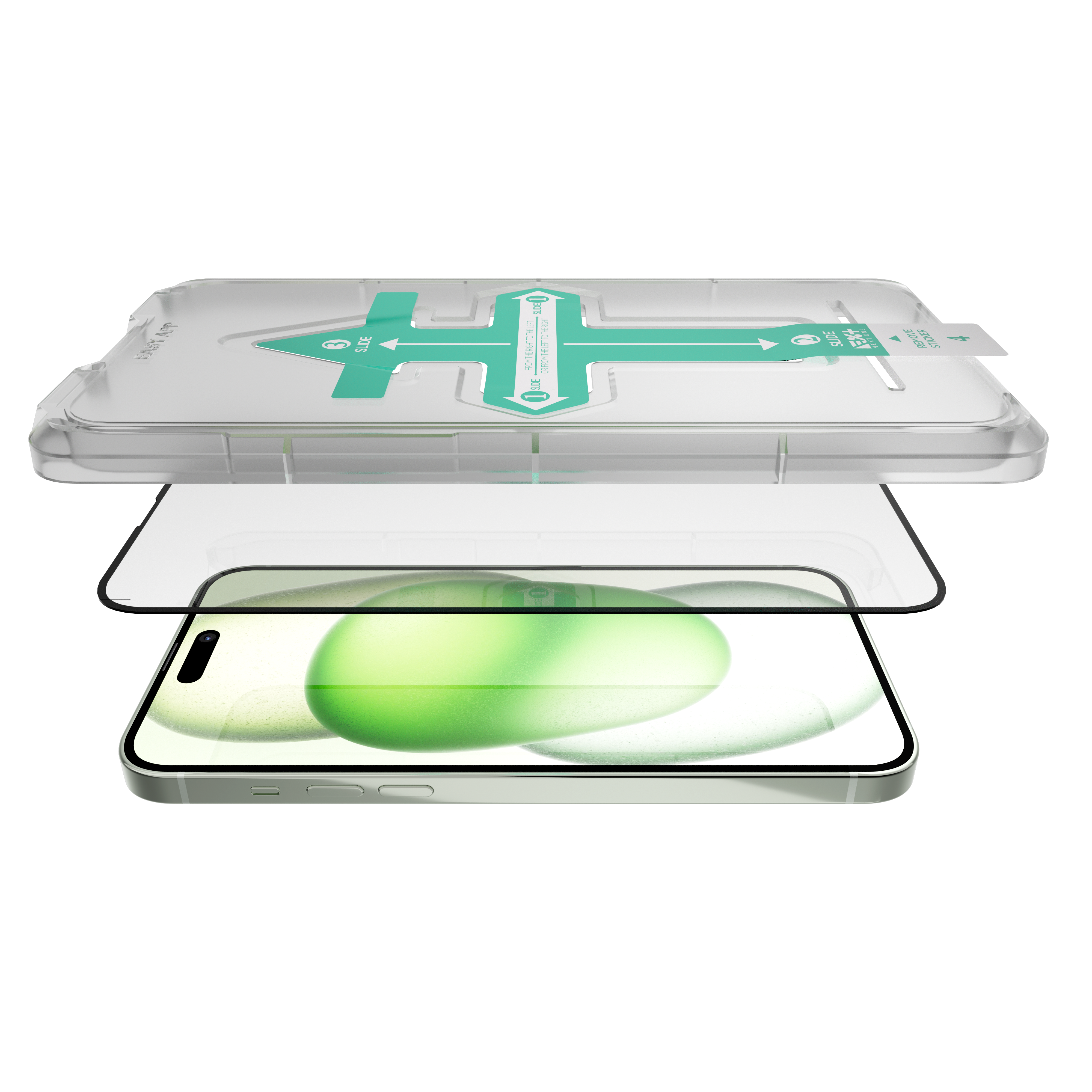 Folie de ecran din sticla Privacy NOA pentru iPhone 15