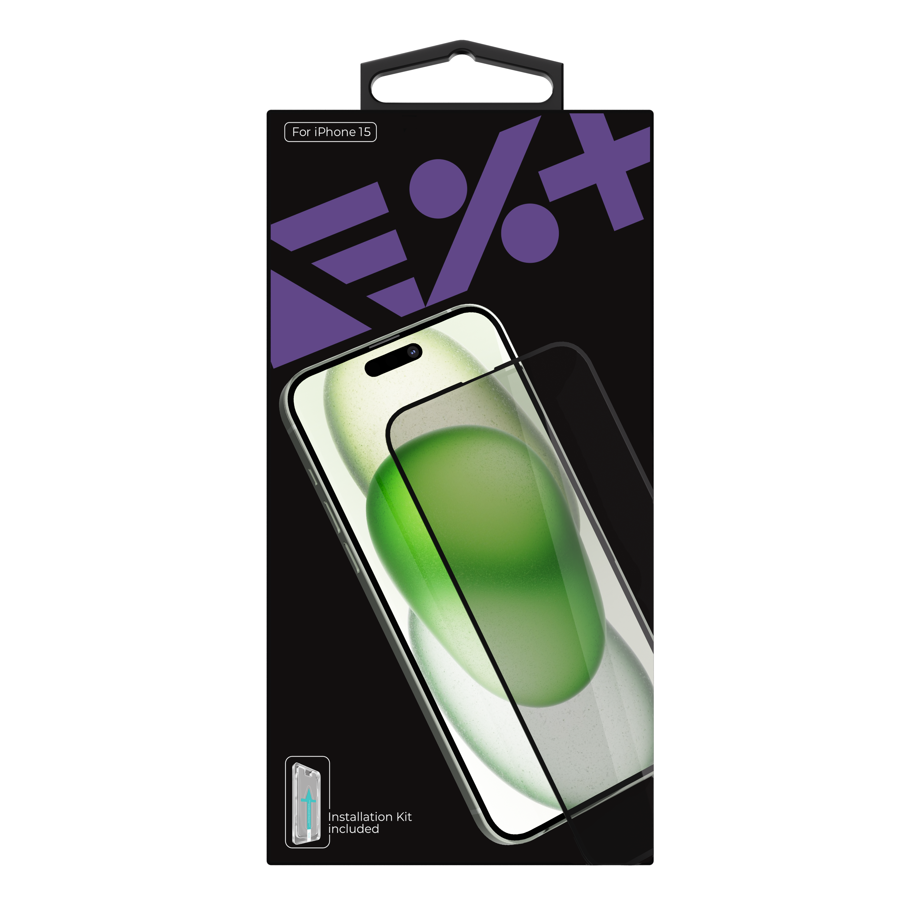 Folie de ecran din sticla Privacy NOA pentru iPhone 15