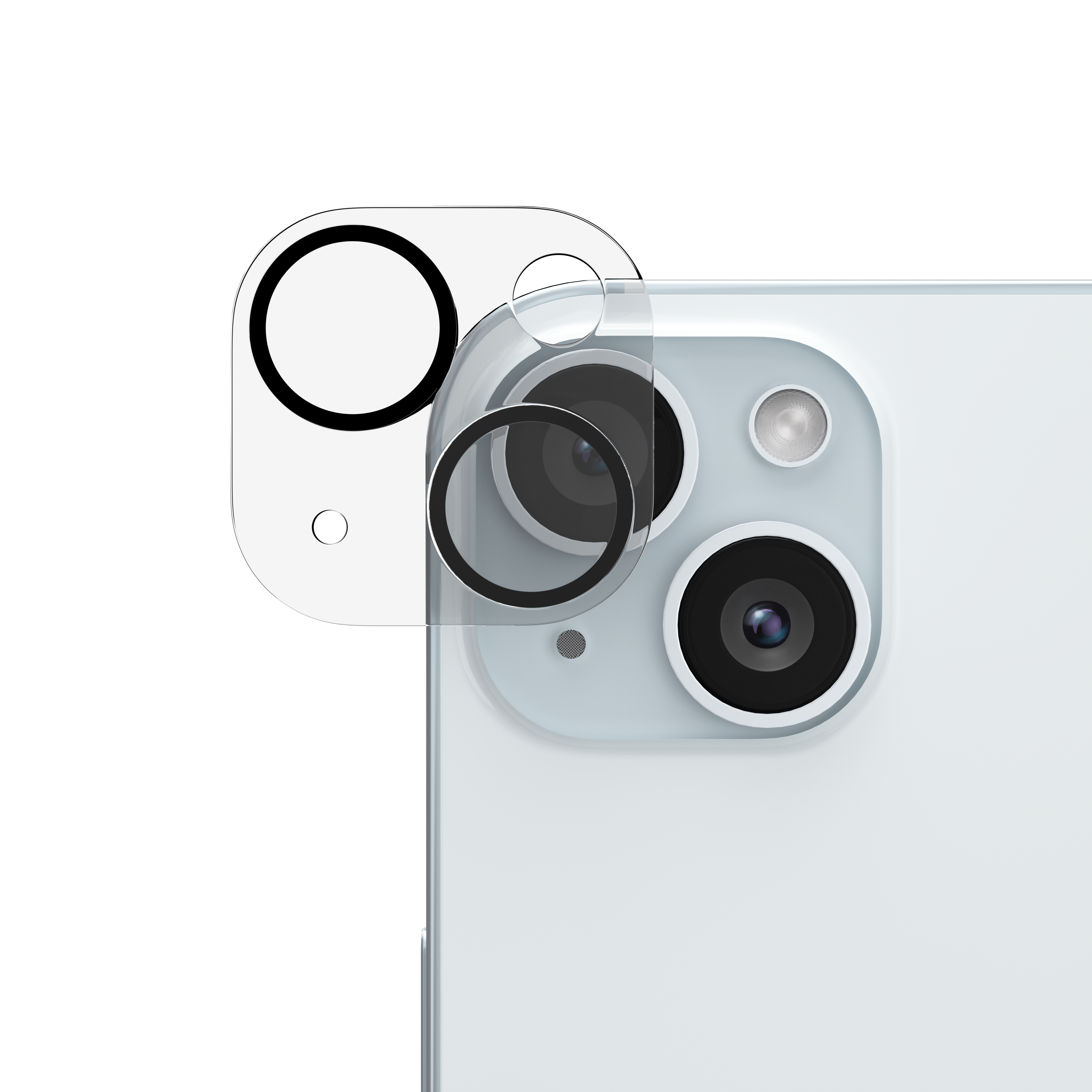 Folie din sticla pentru camera foto NOA pentru iPhone 15 Pro/Pro Max