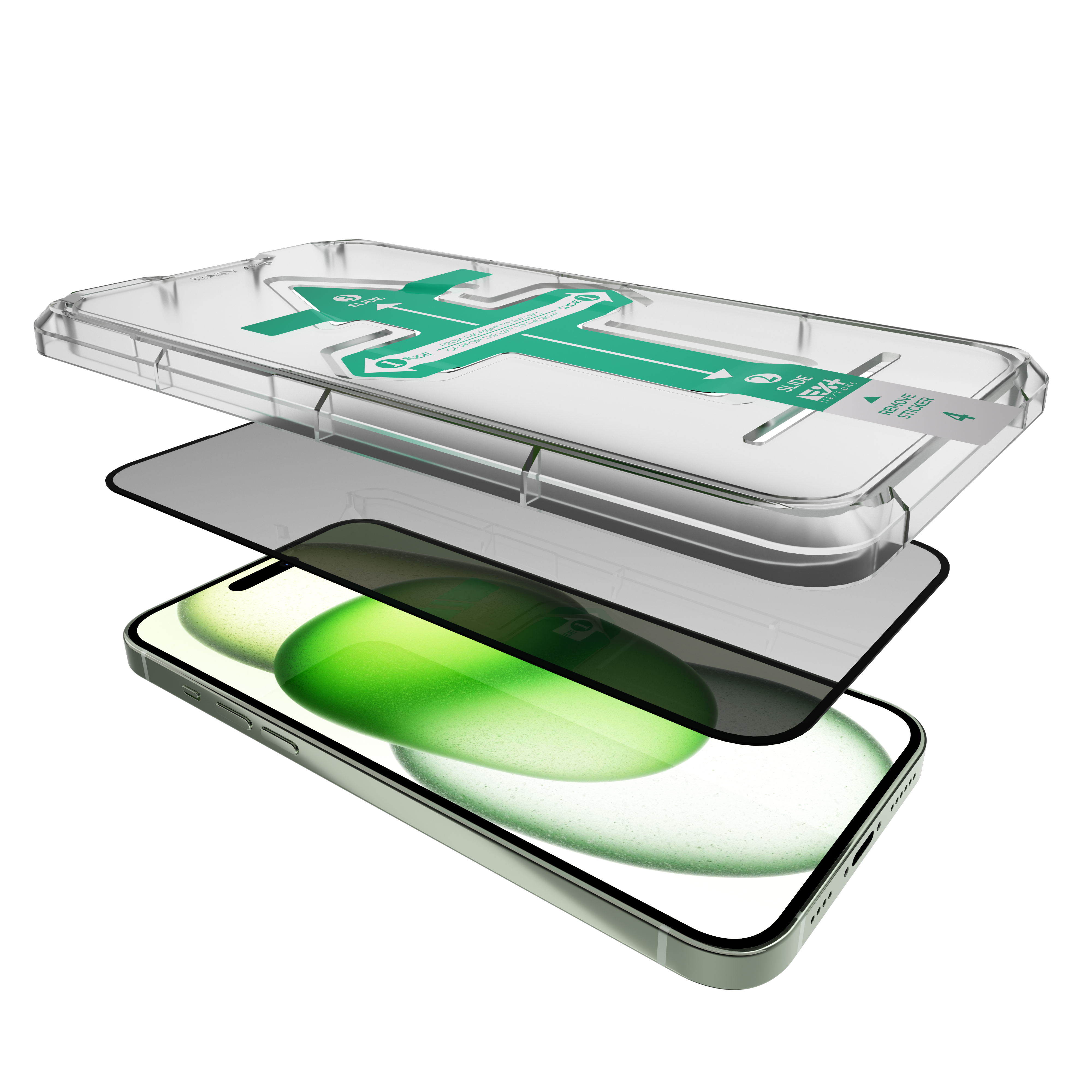 Folie de protecție pentru confidențialitate NOA Privacy Glass pentru iPhone 15
