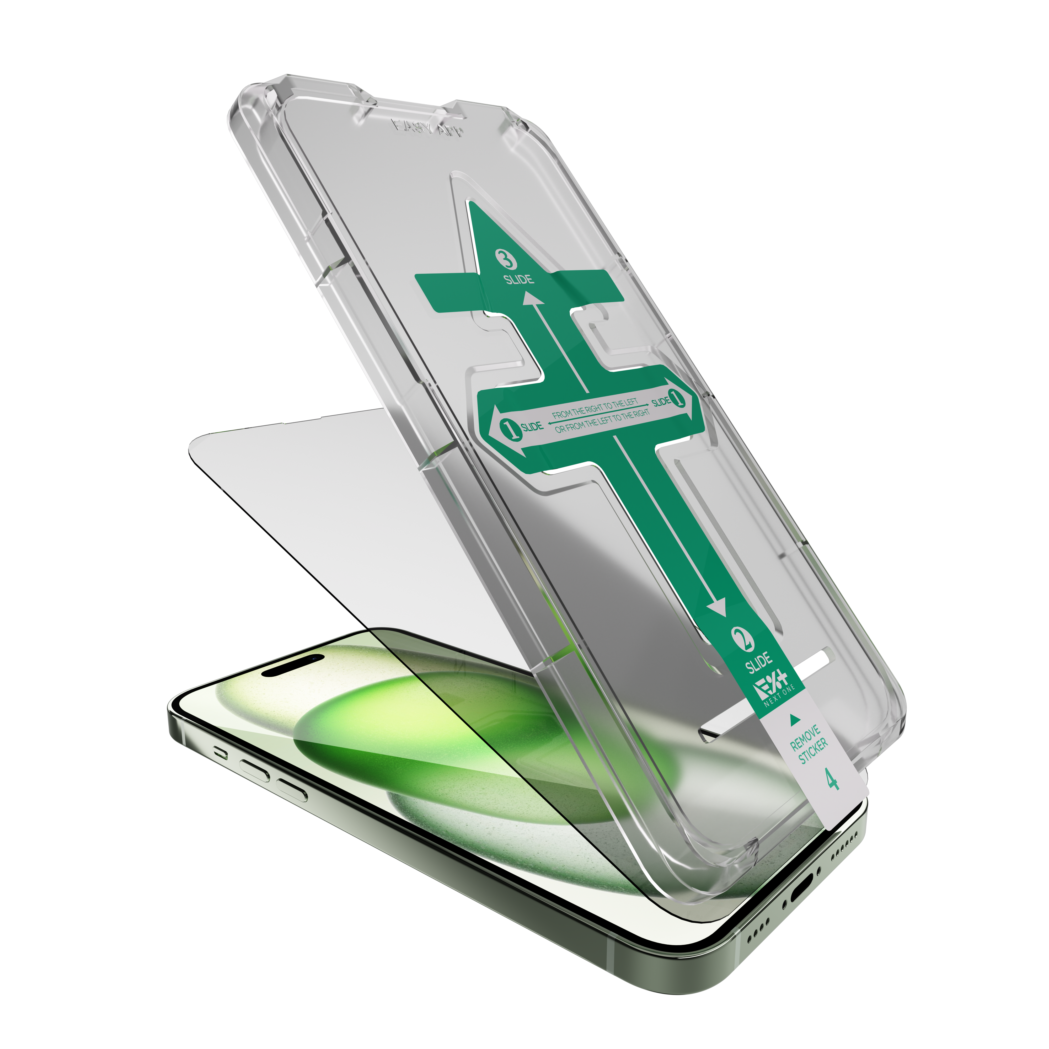 Folie de protecție din sticlă securizată NOA pentru iPhone 15