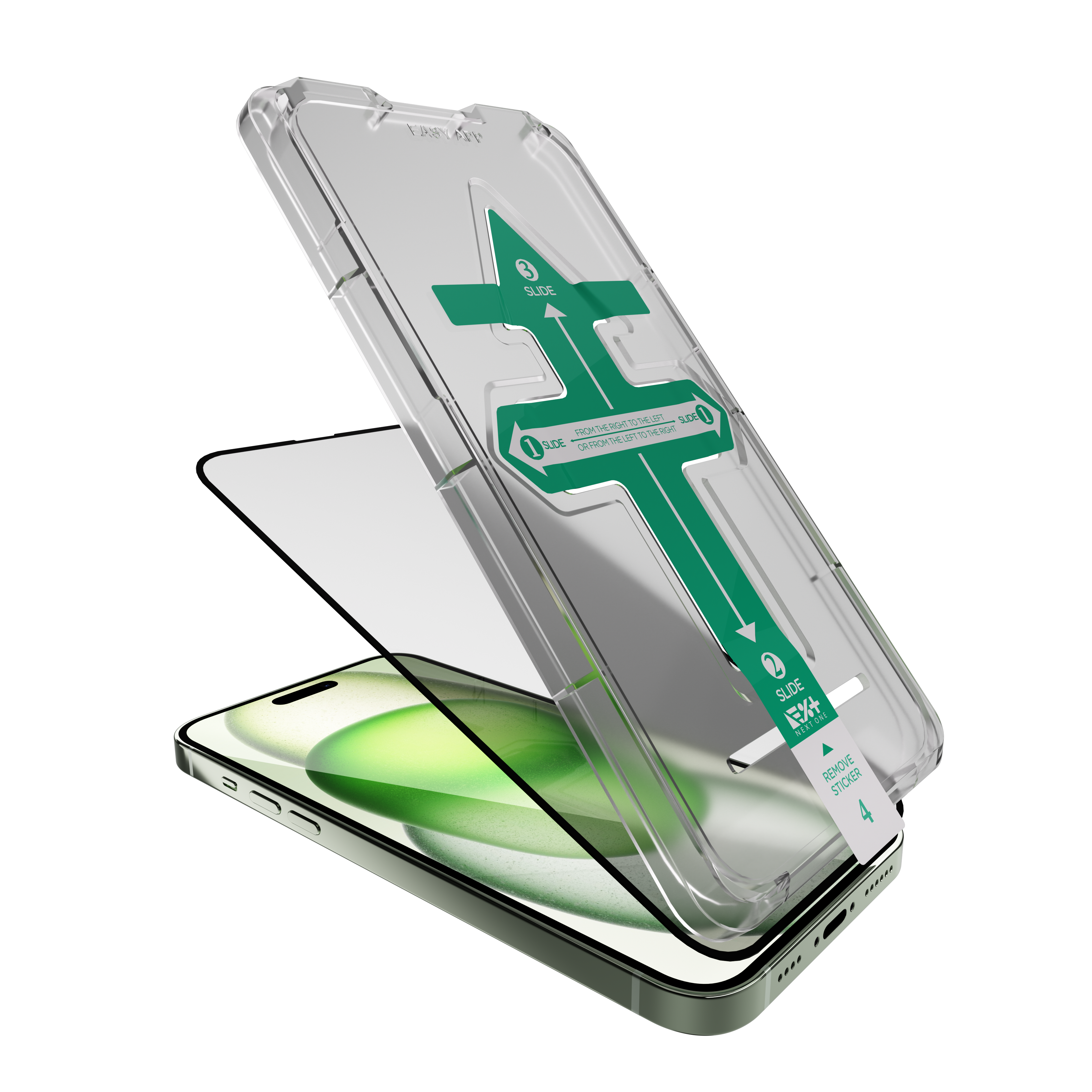 Folie de protectie din sticla Privacy NOA pentru iPhone 15 Plus