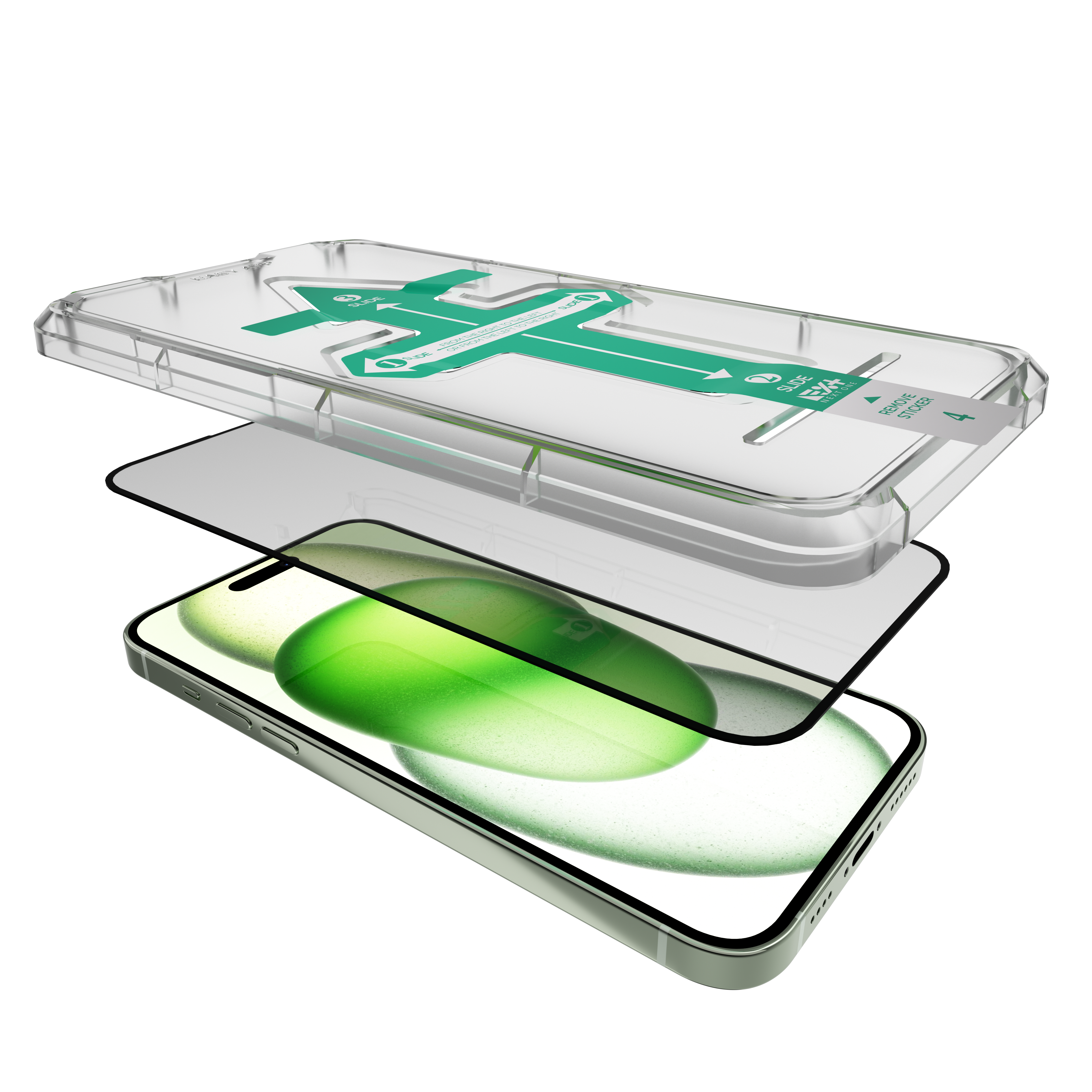 Folie de protectie din sticla Privacy NOA pentru iPhone 15 Plus