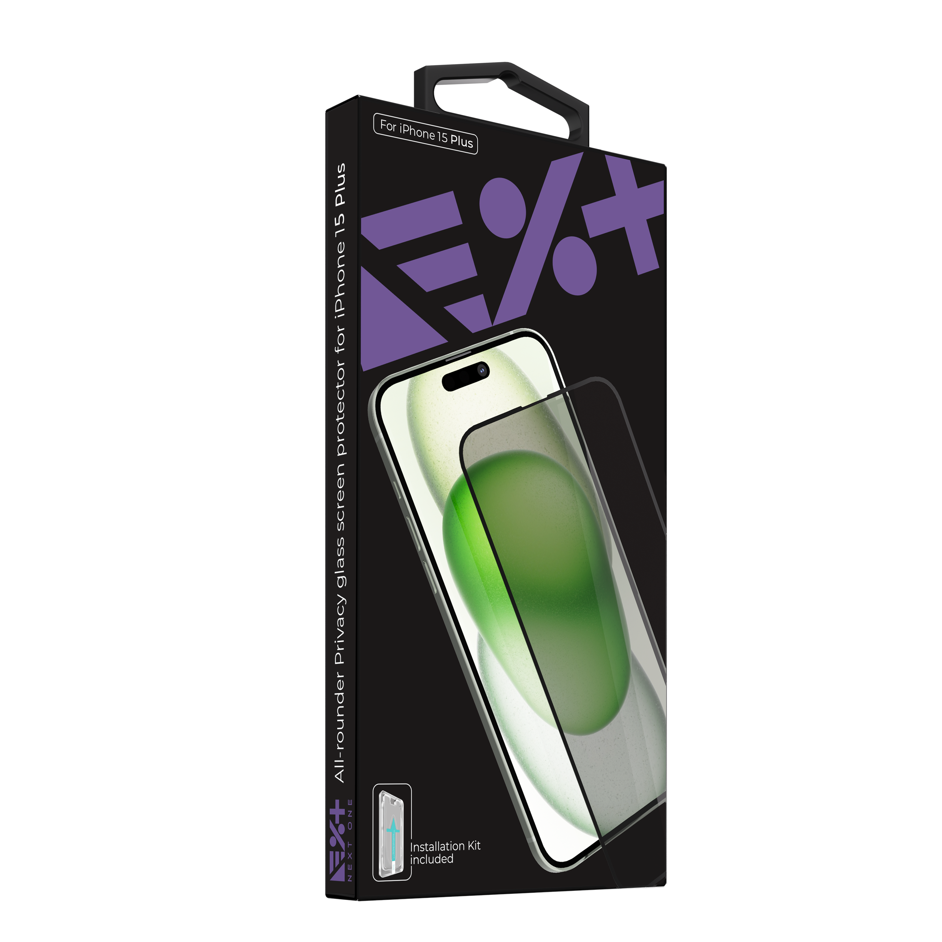 Folie de protectie din sticla Privacy NOA pentru iPhone 15 Plus
