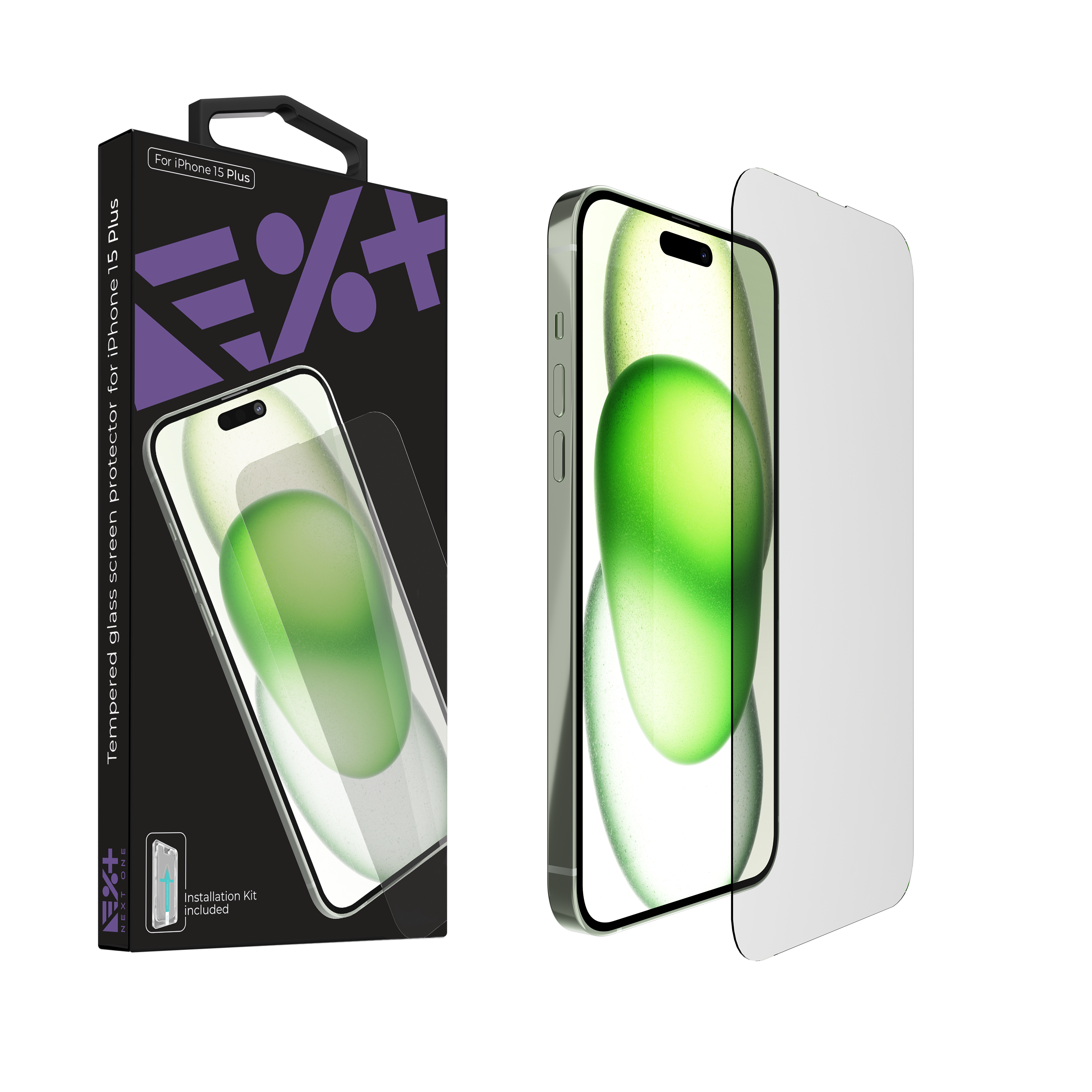 Folie de protectie din sticla Privacy NOA pentru iPhone 15 Plus