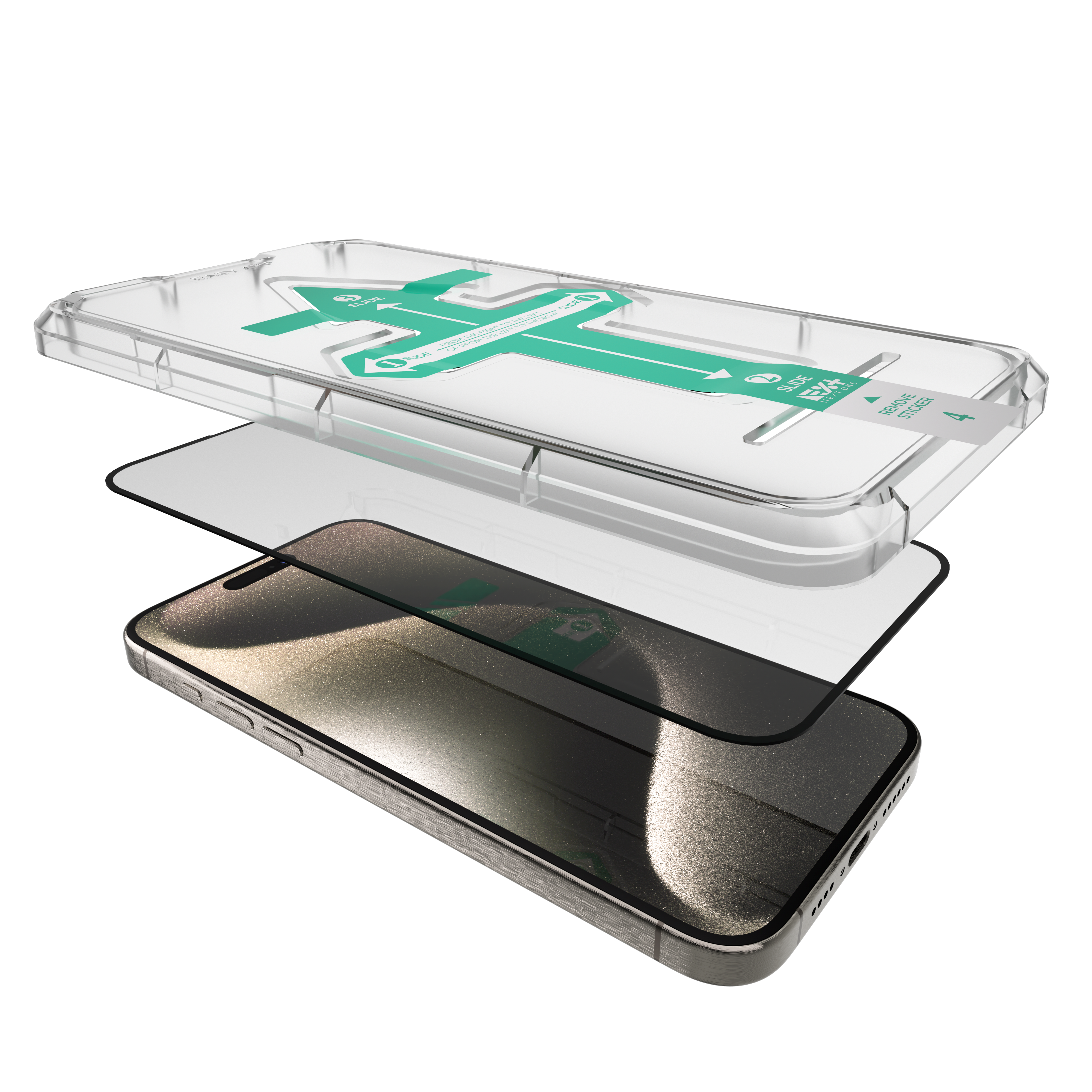 Folie de ecran din sticla NOA pentru iPhone 15 Pro