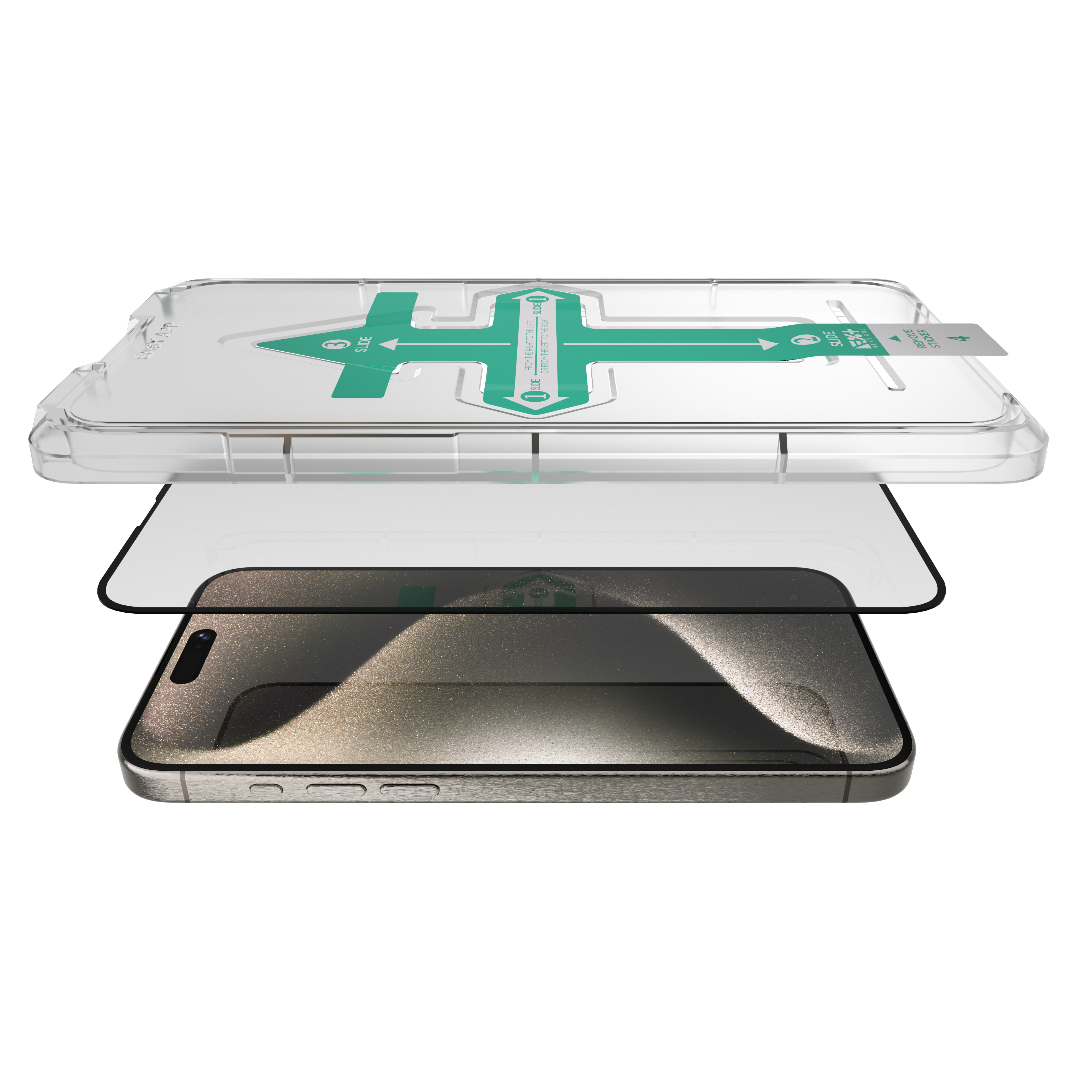 Folie de ecran din sticla NOA pentru iPhone 15 Pro