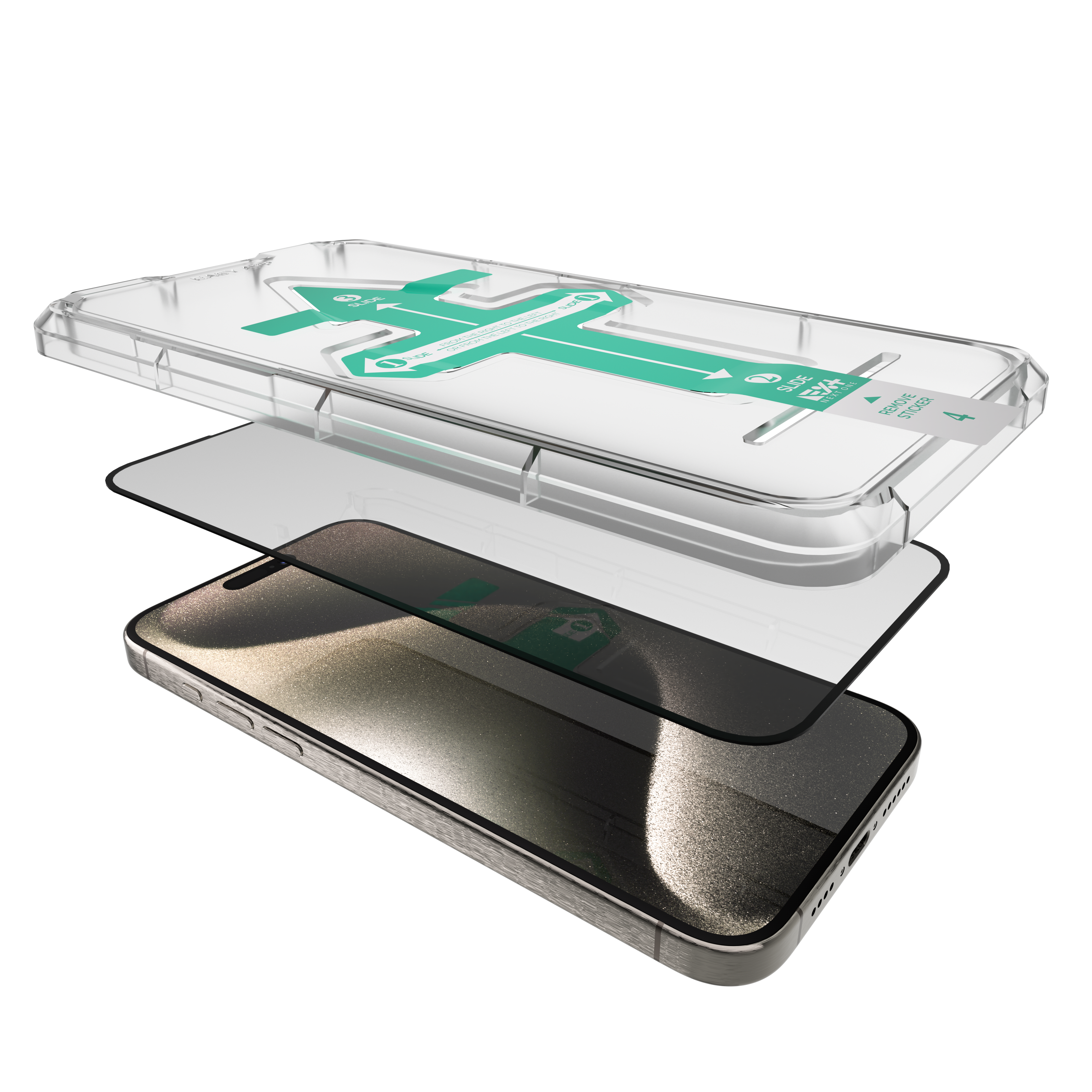 Folie de protecție pentru confidențialitate NOA Privacy Glass pentru iPhone 15 Pro
