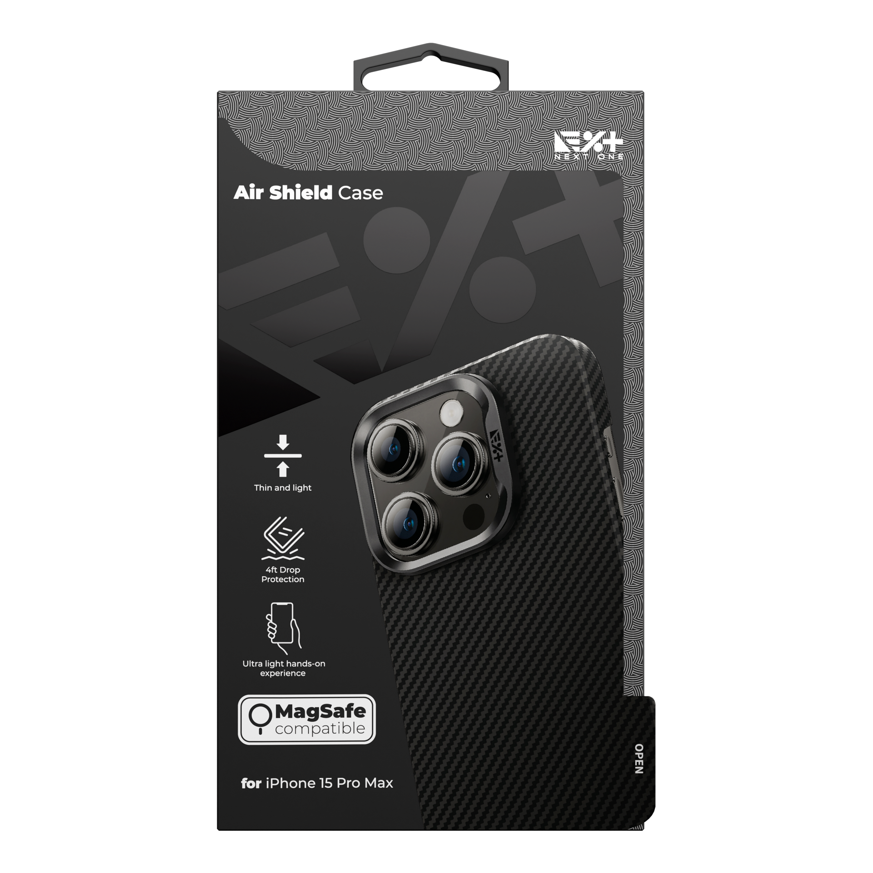 Husă NOA AirShield pentru iPhone 15 Pro Max | Compatibilă MagSafe