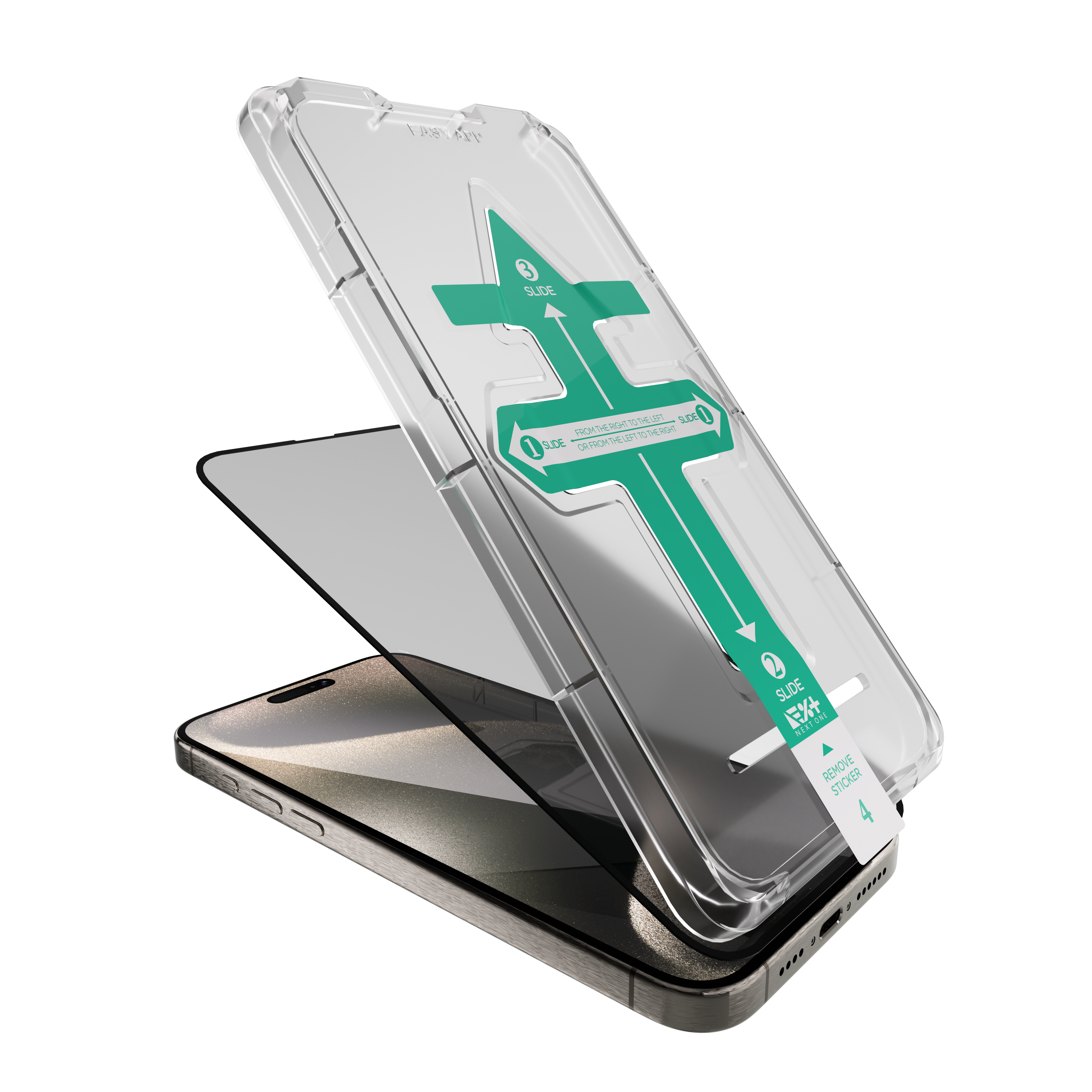 Folie din sticla Privacy NOA pentru iPhone 15 Pro Max