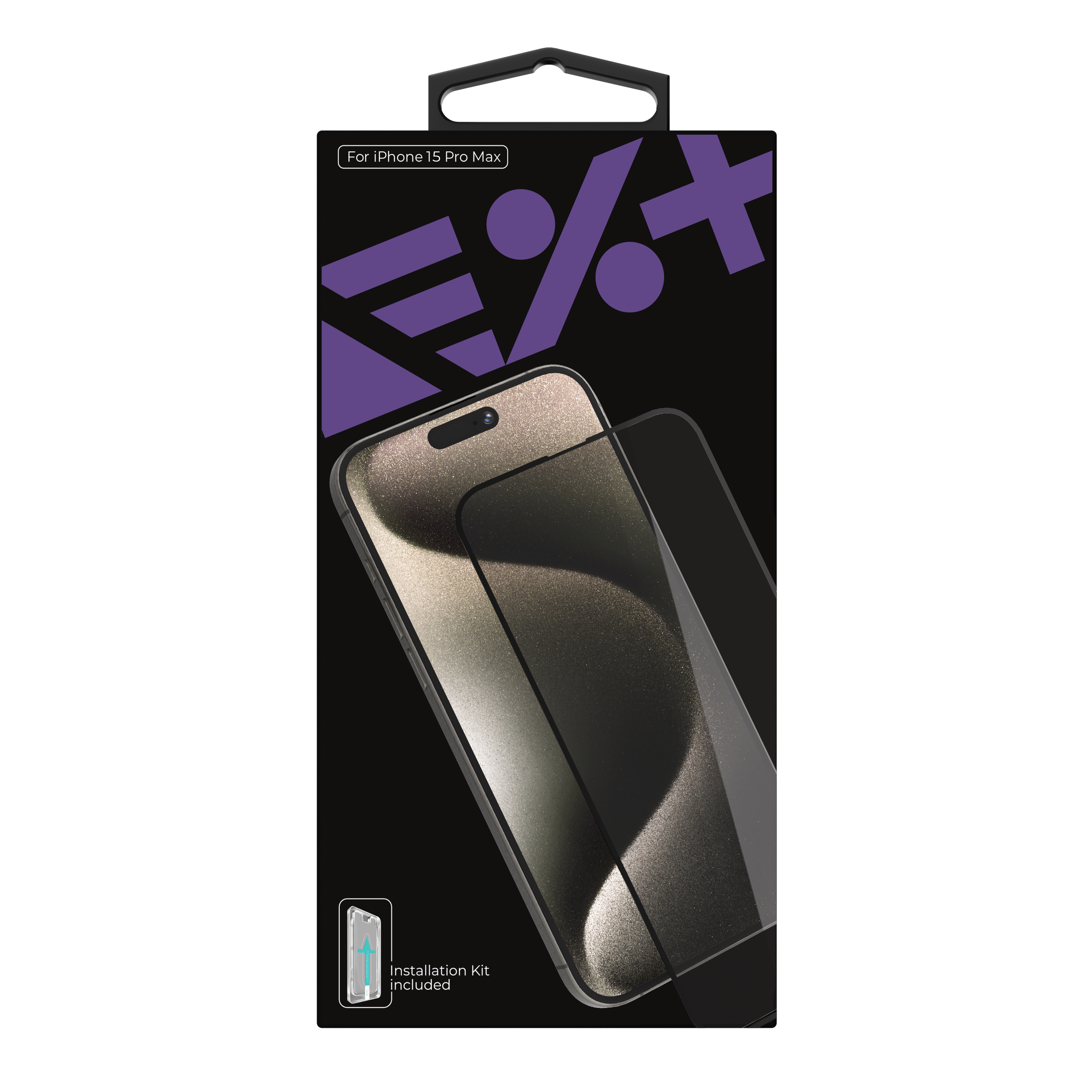 Folie din sticla Privacy NOA pentru iPhone 15 Pro Max