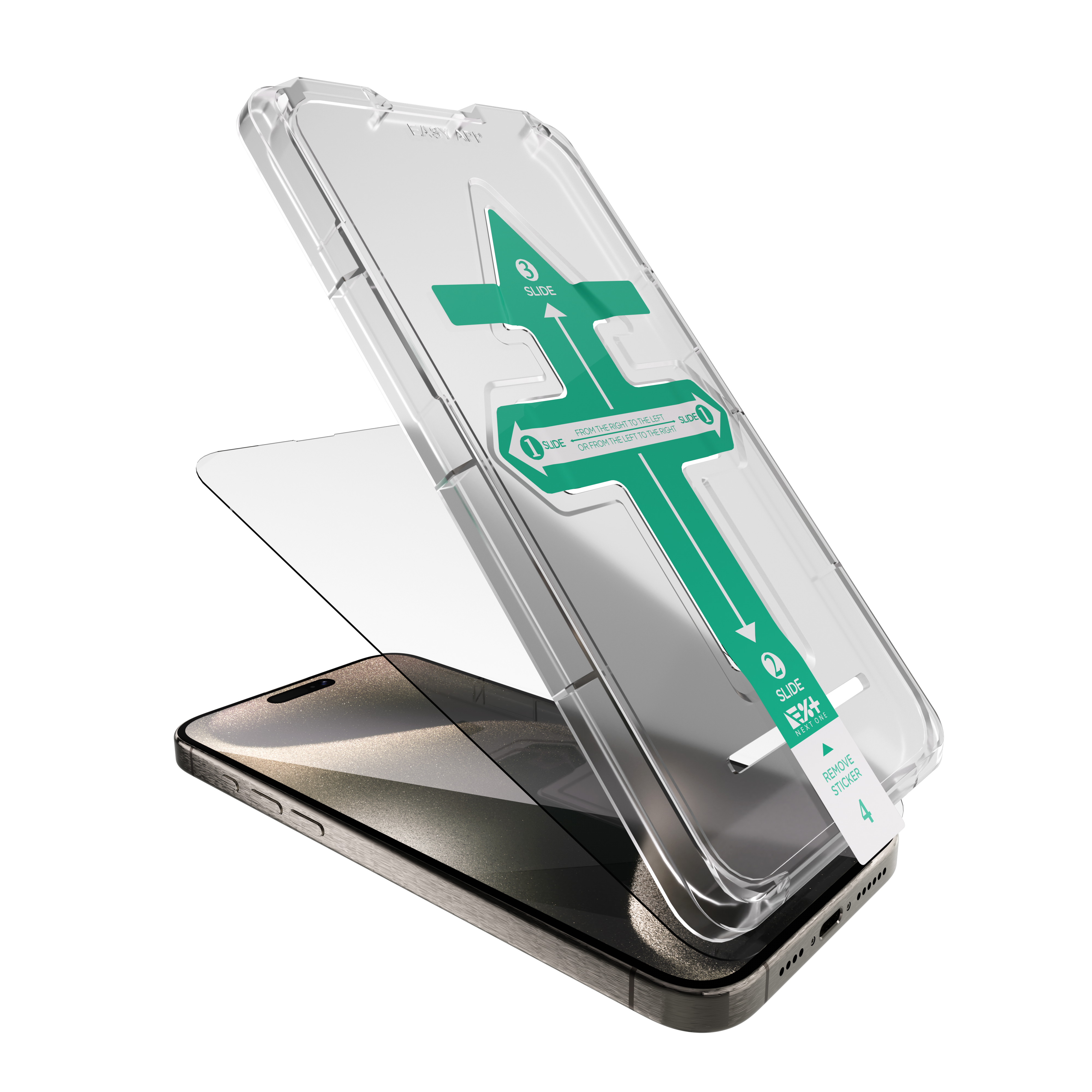 Folie de protecție din sticlă securizată NOA pentru iPhone 15 Pro Max
