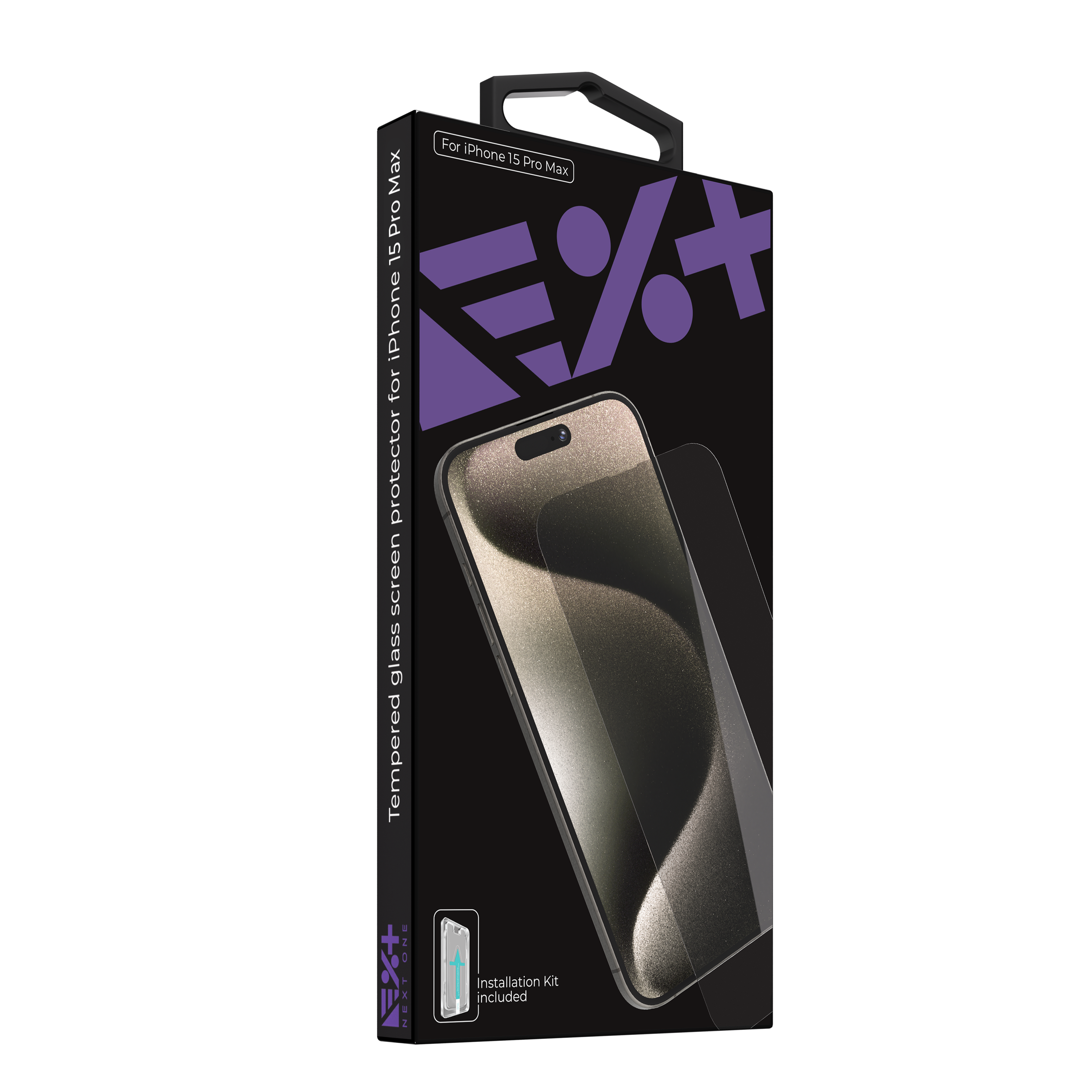Folie de protecție din sticlă securizată NOA pentru iPhone 15 Pro Max