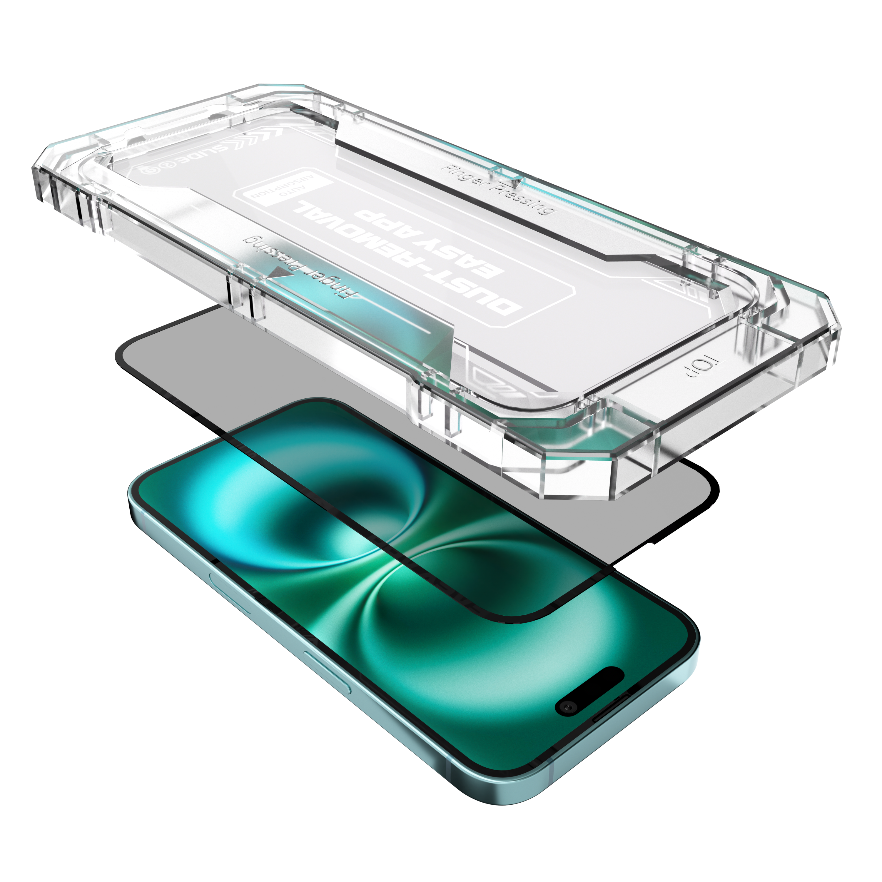 Protector de ecran NOA Privacy din sticlă pentru iPhone 16