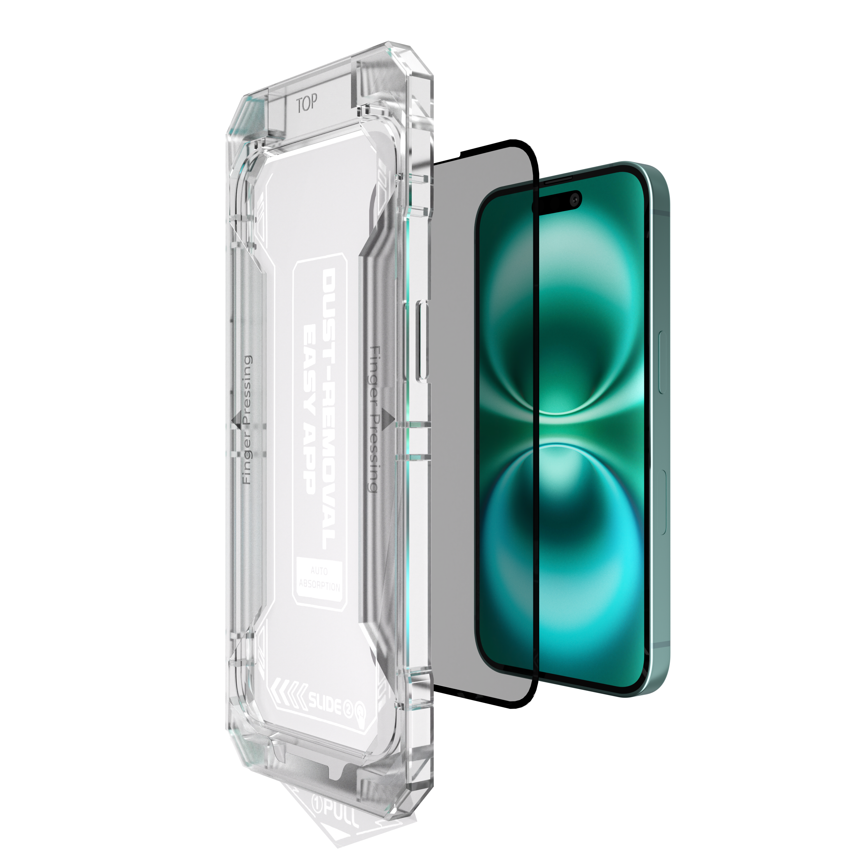 Protector de ecran NOA Privacy din sticlă pentru iPhone 16