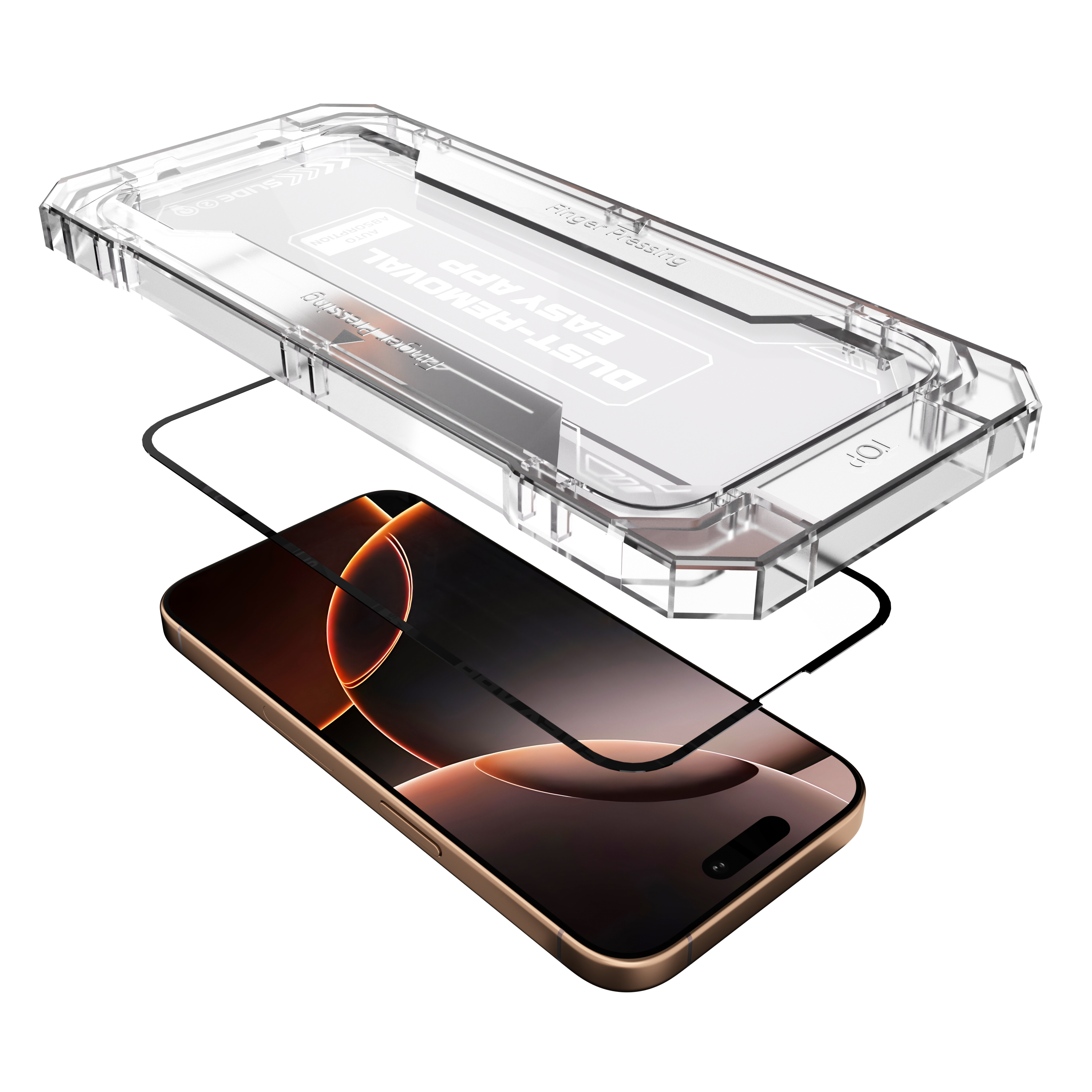 Folie din sticla Privacy NOA pentru iPhone 16 Pro