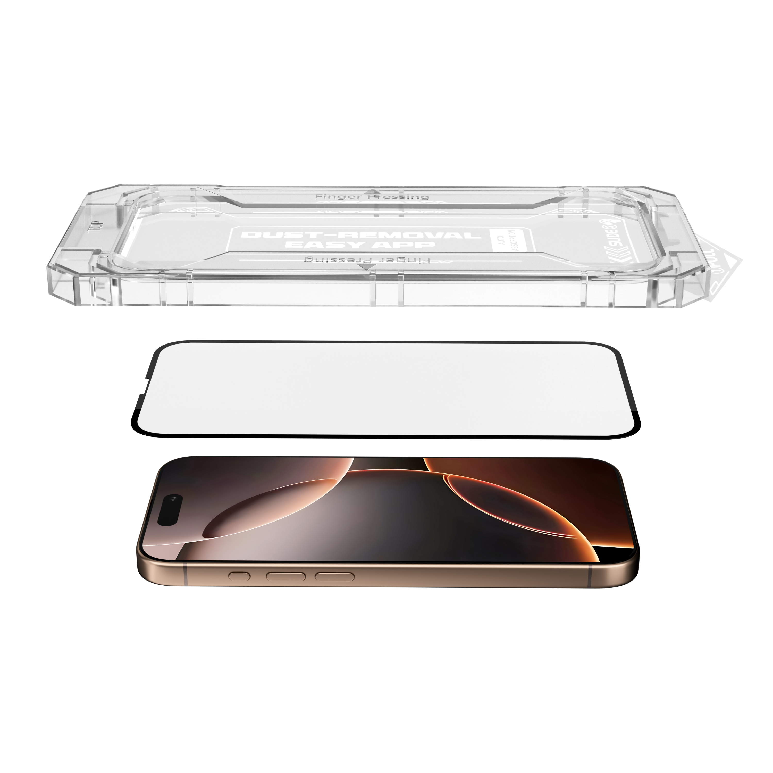 Folie din sticla Privacy NOA pentru iPhone 16 Pro