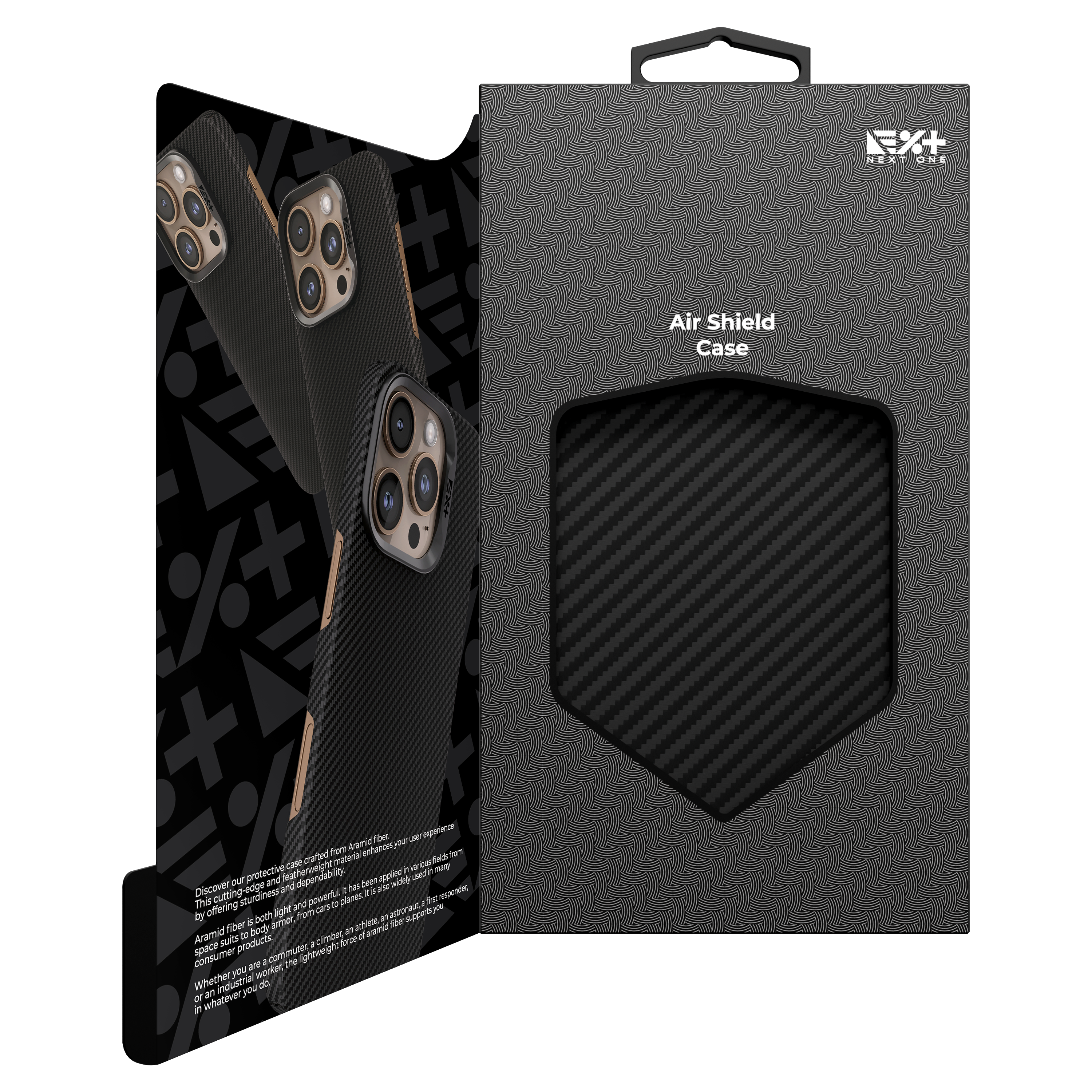 Carcasa din fibra de aramida AirShield NOA pentru iPhone 16 Pro Max |