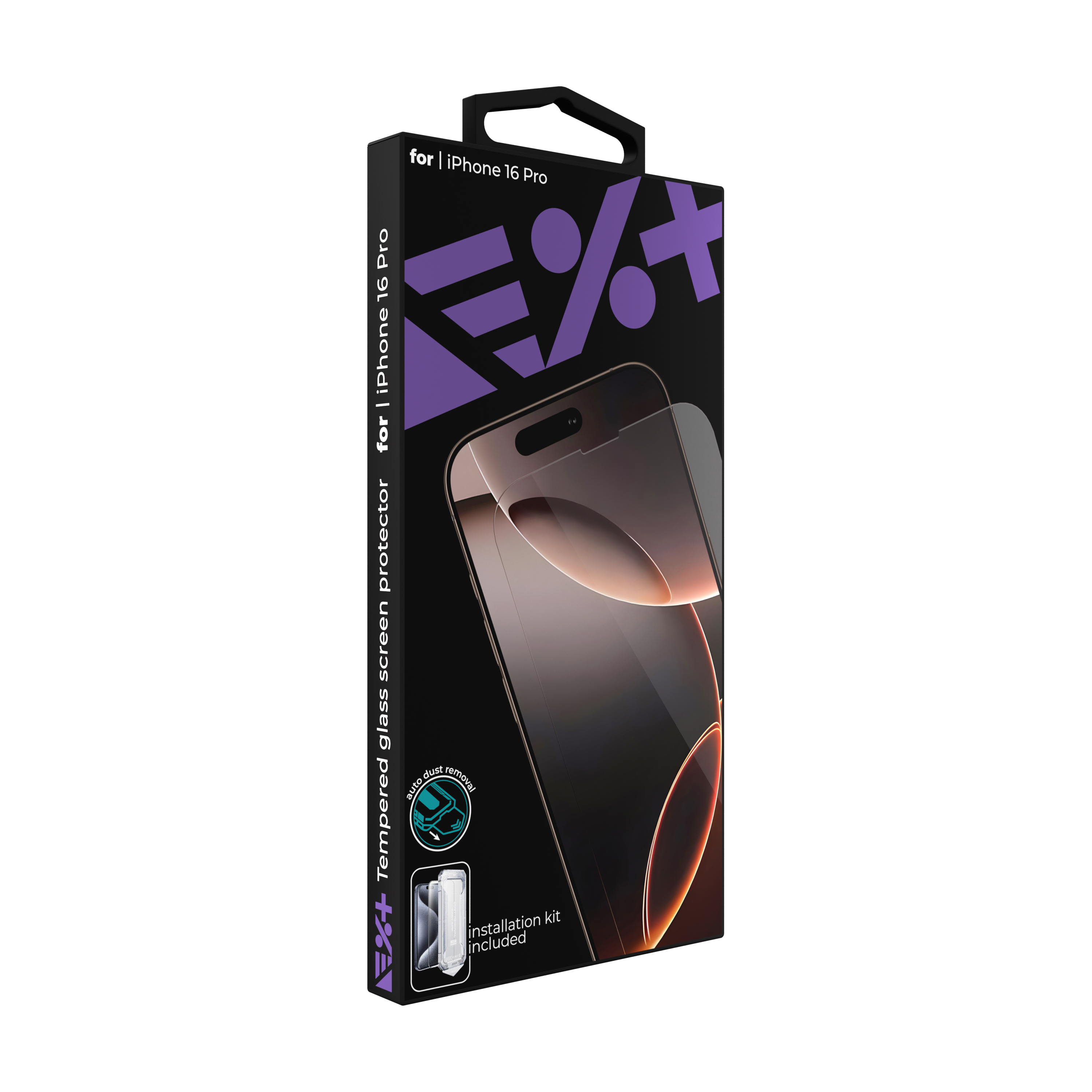 Folie de protecție din sticlă securizată NOA pentru iPhone 16 Pro