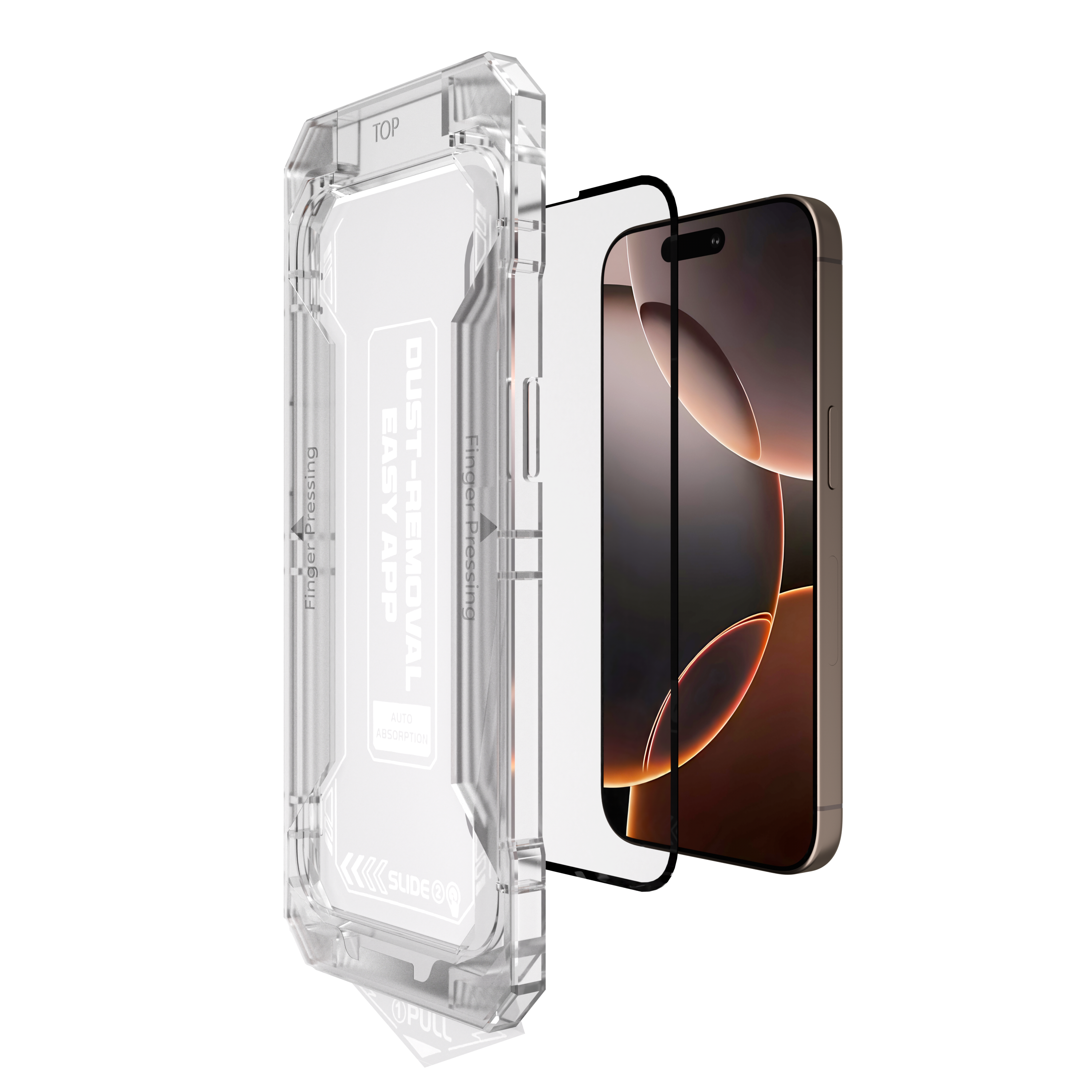 Folie din sticla Privacy NOA pentru iPhone 16 Pro Max