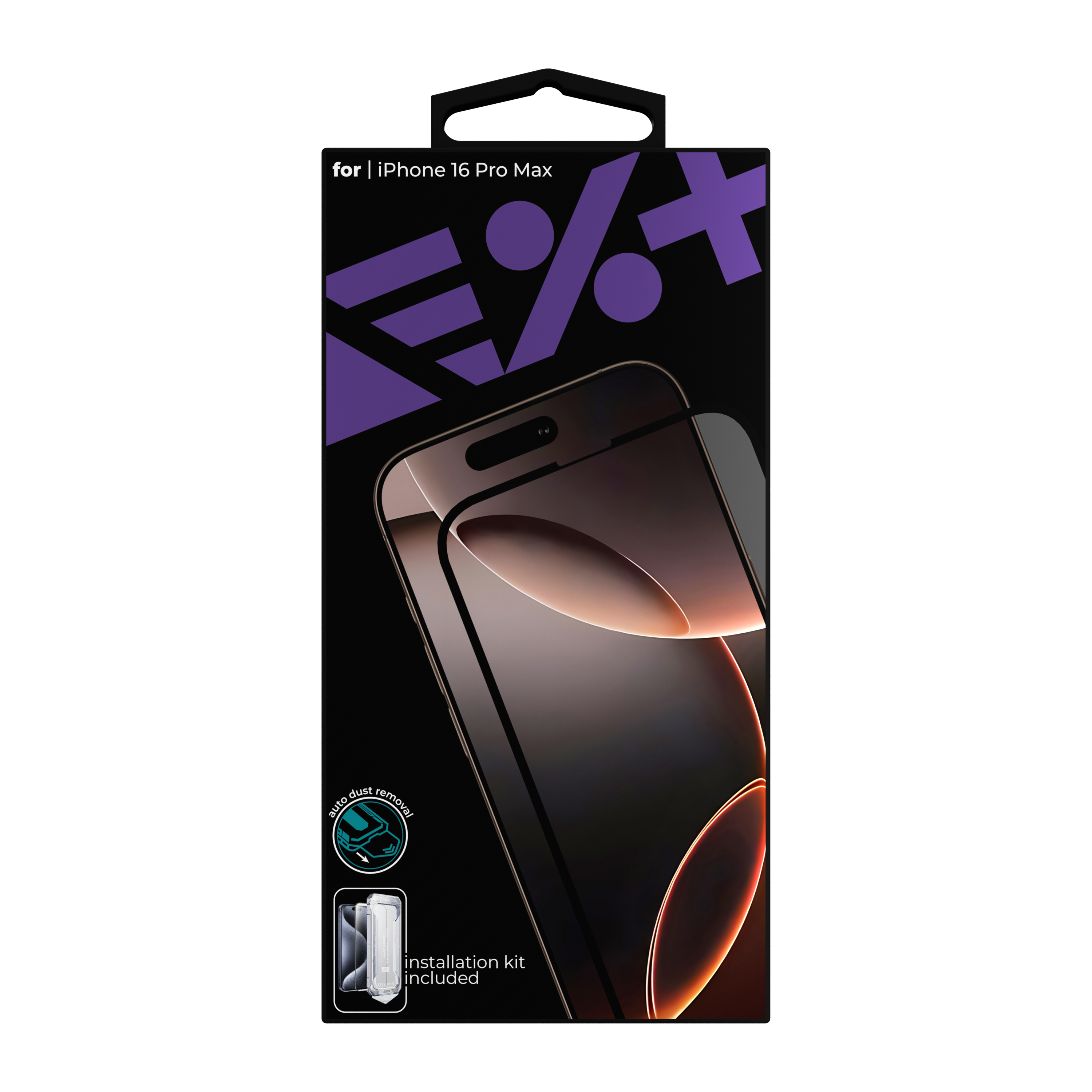Folie din sticla Privacy NOA pentru iPhone 16 Pro Max