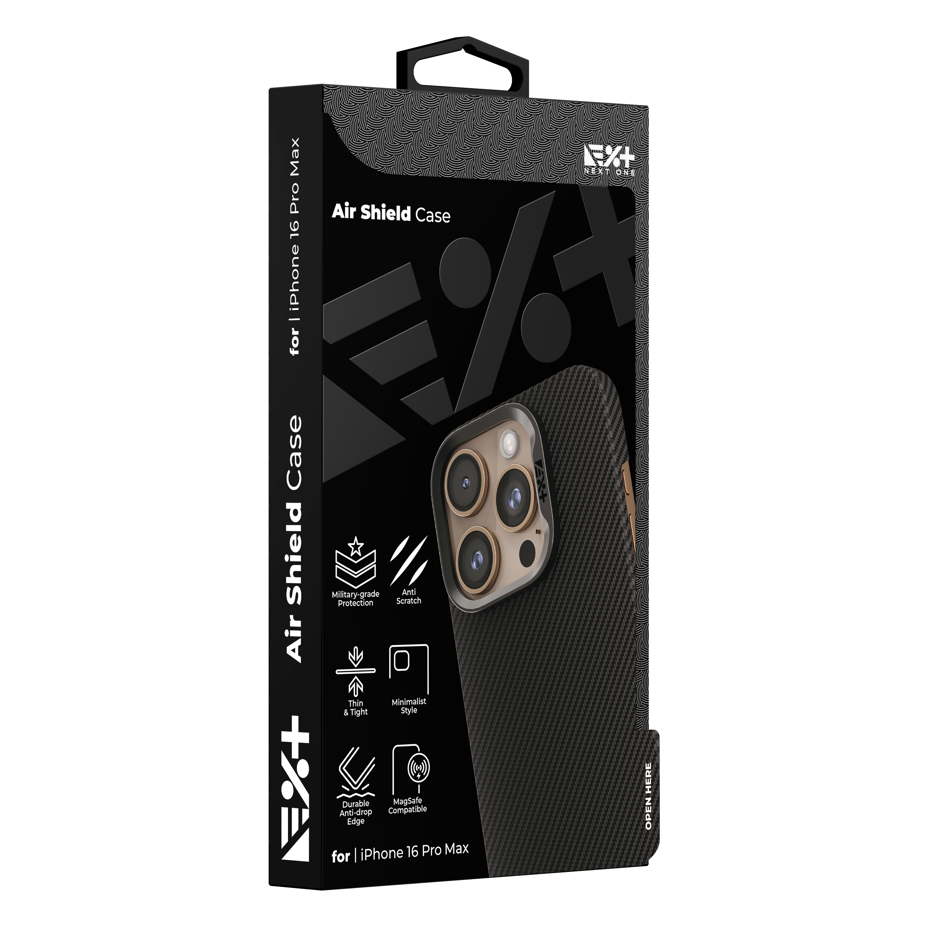 Carcasa din fibra de aramida AirShield NOA pentru iPhone 16 Pro Max |